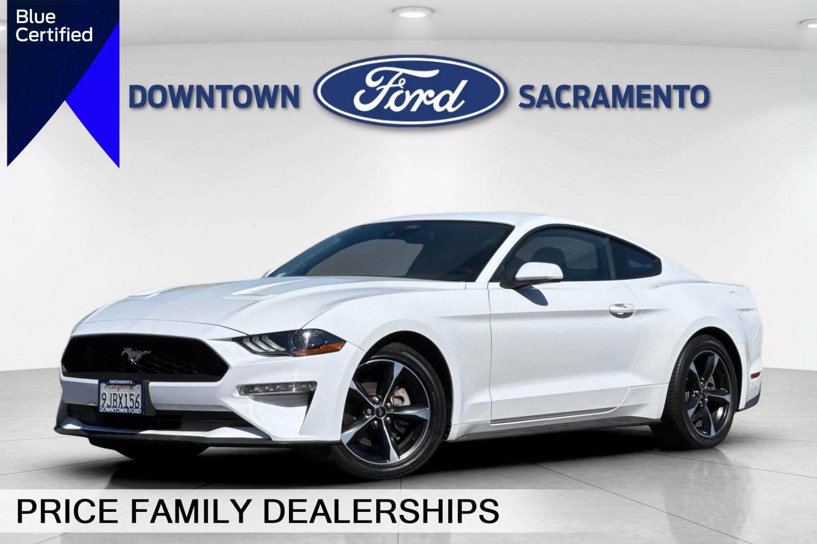 Oxford White 2021 Ford Mustang Coupe Rear-Wheel Drive 6-Speed Manual