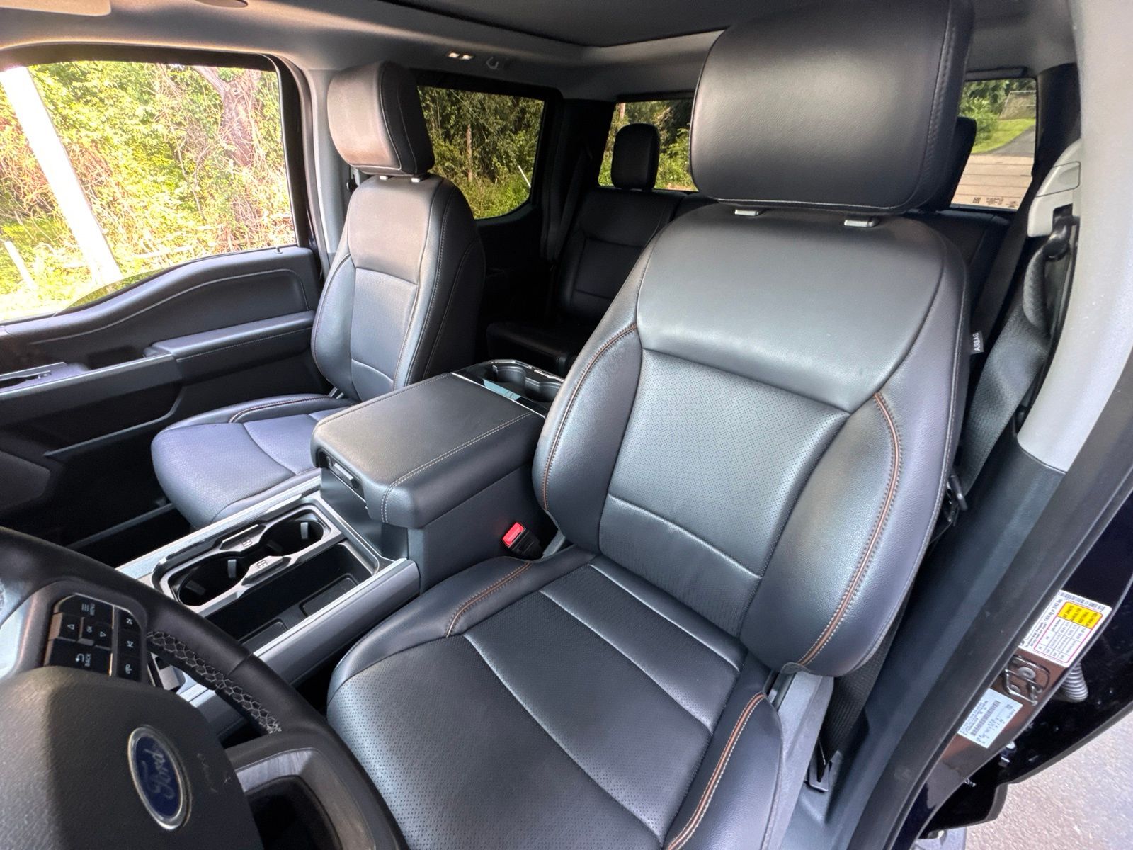 Certified Used 2025 Antimatter Blue Metallic Ford Lariat image 34
