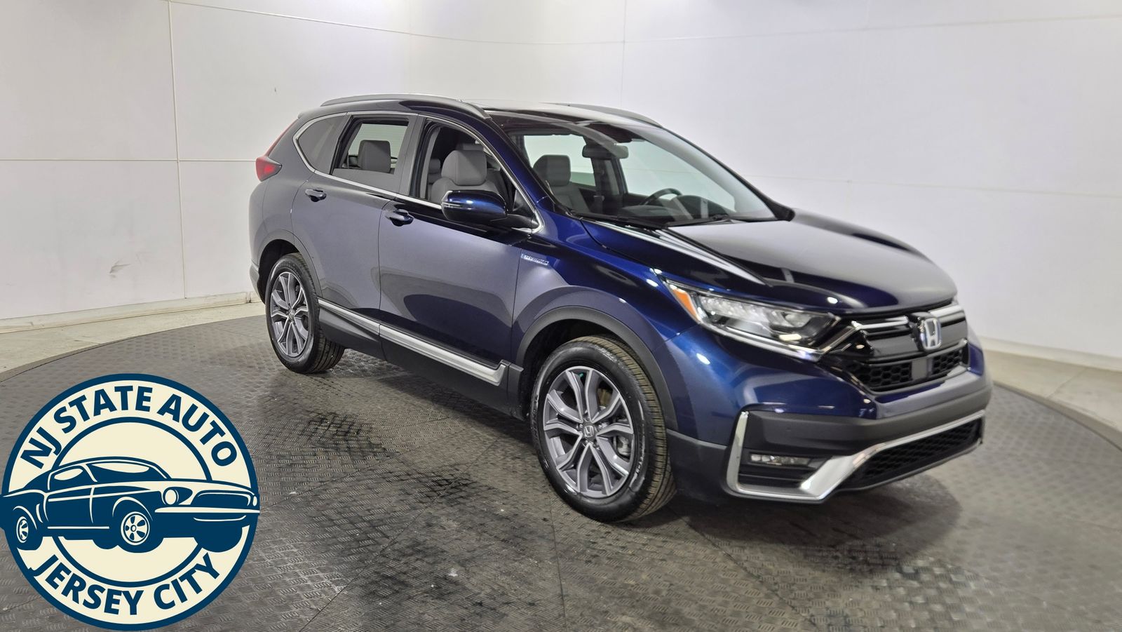 Blue 2021 Honda CR-V Hybrid SUV / Crossover All-Wheel Drive Continuously Variable Transmission
