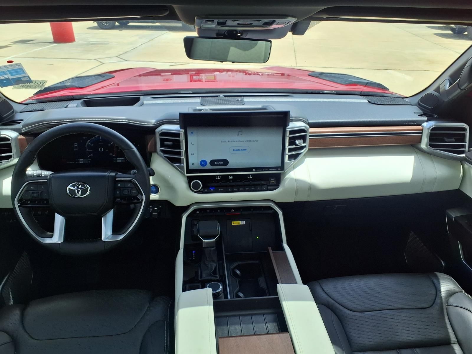 2023 Toyota Tundra Hybrid Capstone Red at Don McGill Toyota