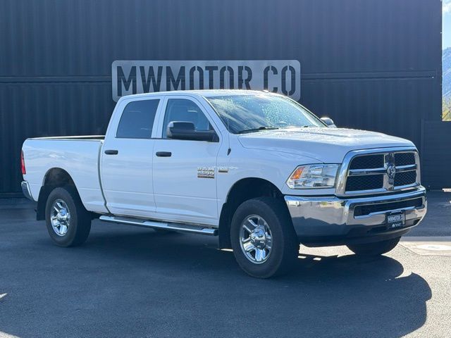 Bright White Clearcoat 2015 RAM 2500 Tradesman Crew Cab 4WD Pickup Truck Four-Wheel Drive 6-Speed Automatic