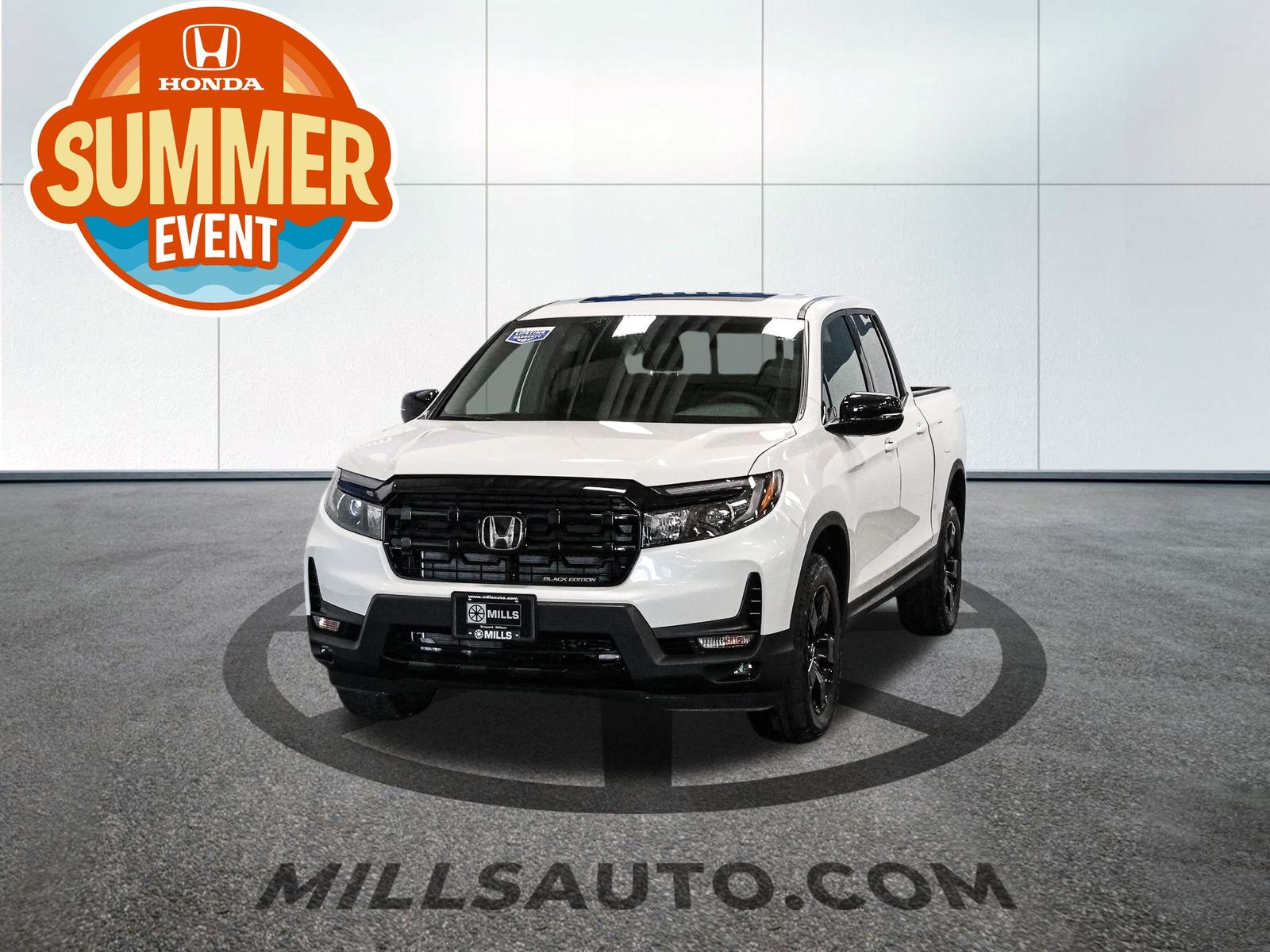 Platinum White Pearl 2026 Honda Ridgeline Pickup Truck All-Wheel Drive 9-Speed Automatic