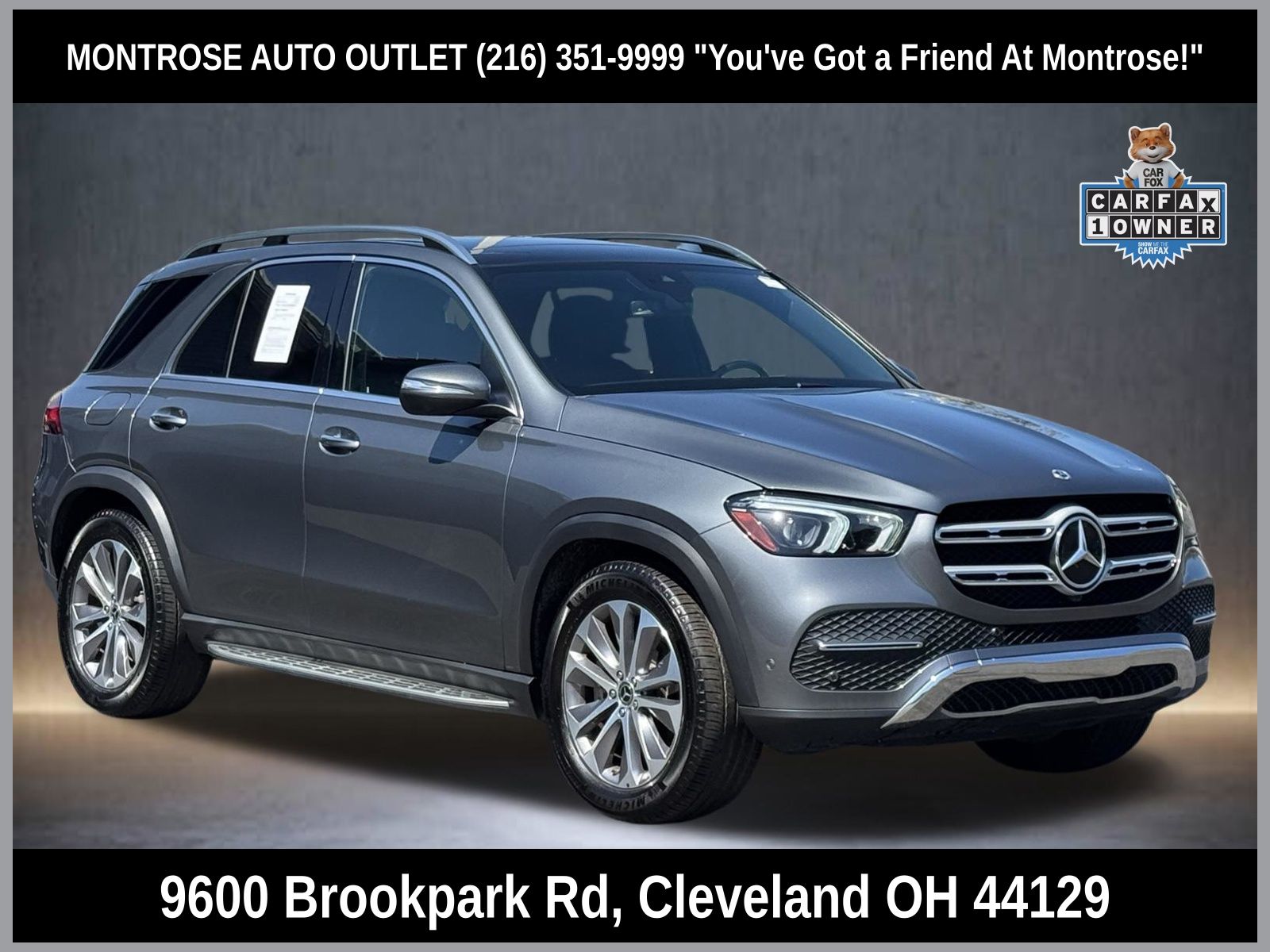 Gray Metallic 2022 Mercedes-Benz GLE 350 4MATIC SUV / Crossover All-Wheel Drive 9-Speed Automatic