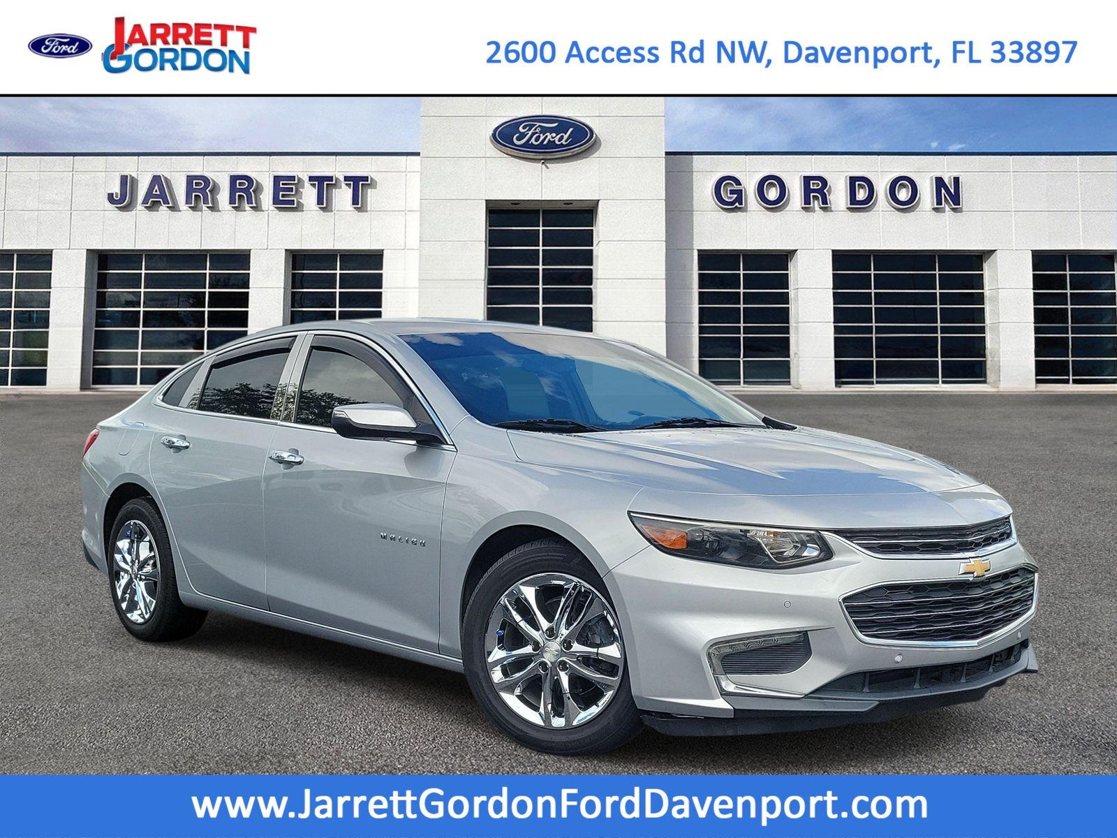 Silver Ice Metallic 2017 Chevrolet Malibu Sedan Front-Wheel Drive 6-Speed Automatic