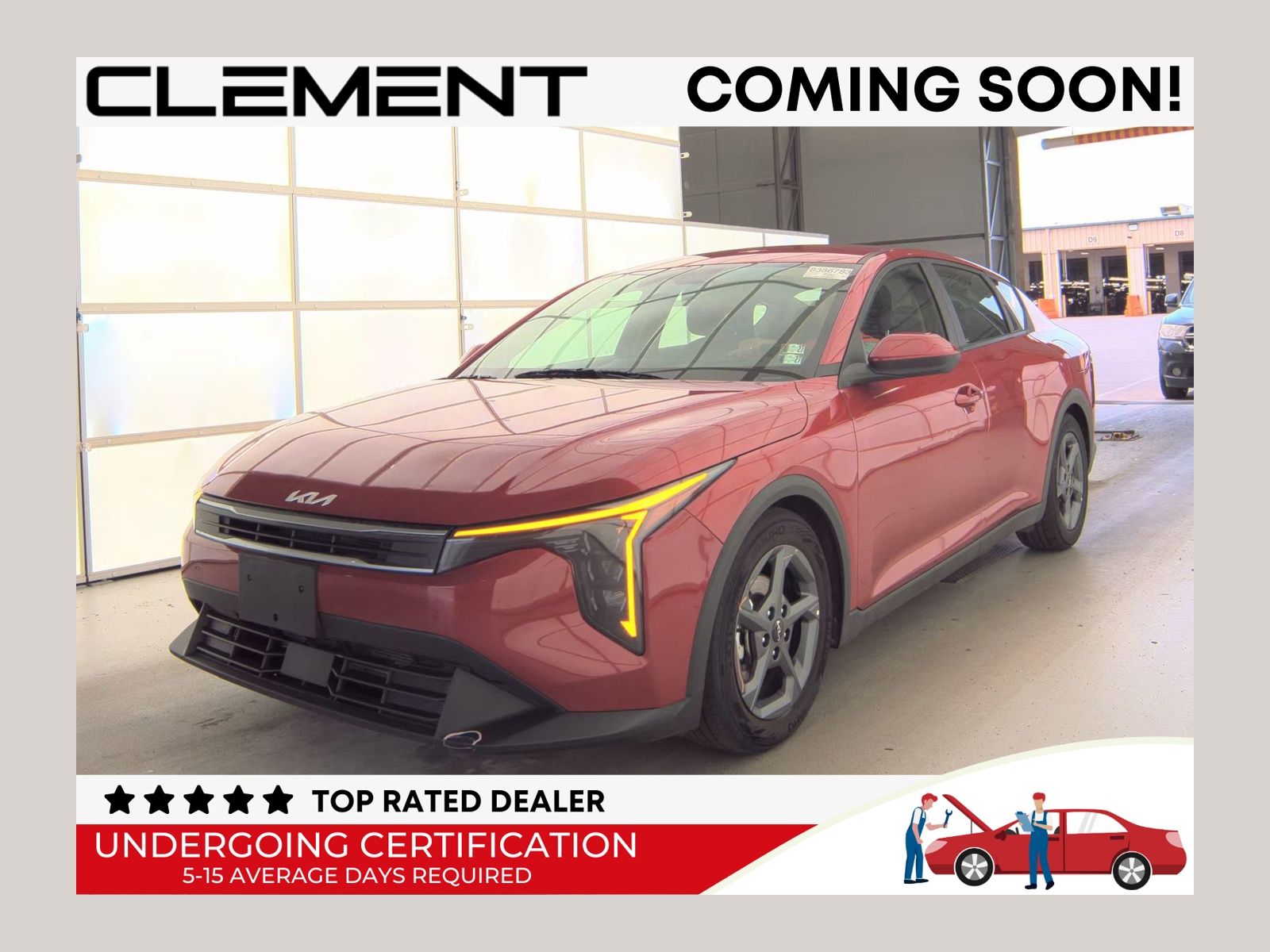 Currant Red 2025 Kia K4 Sedan Front-Wheel Drive Continuously Variable Transmission