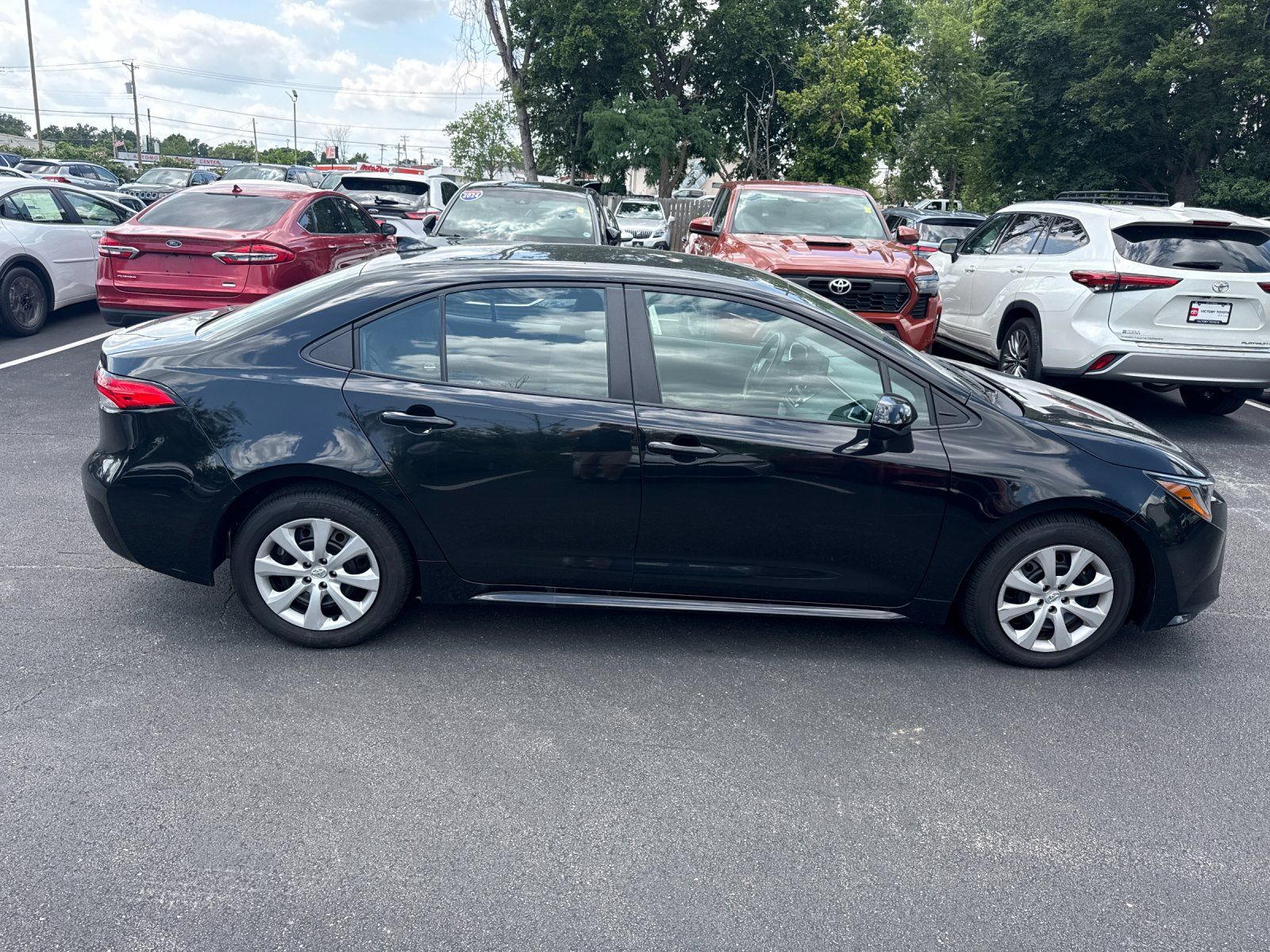 Midnight Black Metallic 2025 Toyota Corolla Sedan Front-Wheel Drive Continuously Variable Transmission