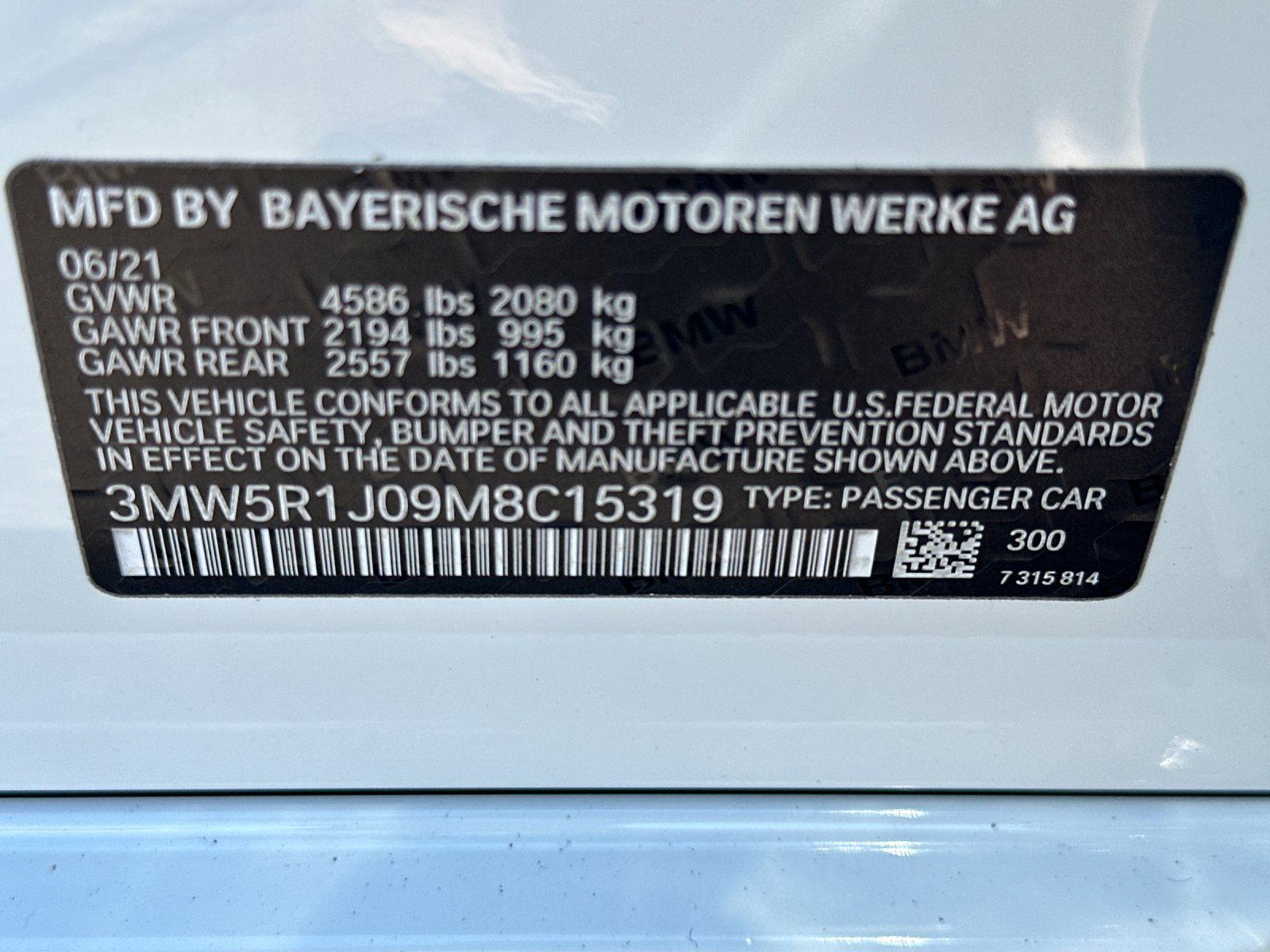 used 2021 BMW 3-Series car, priced at $29,498
