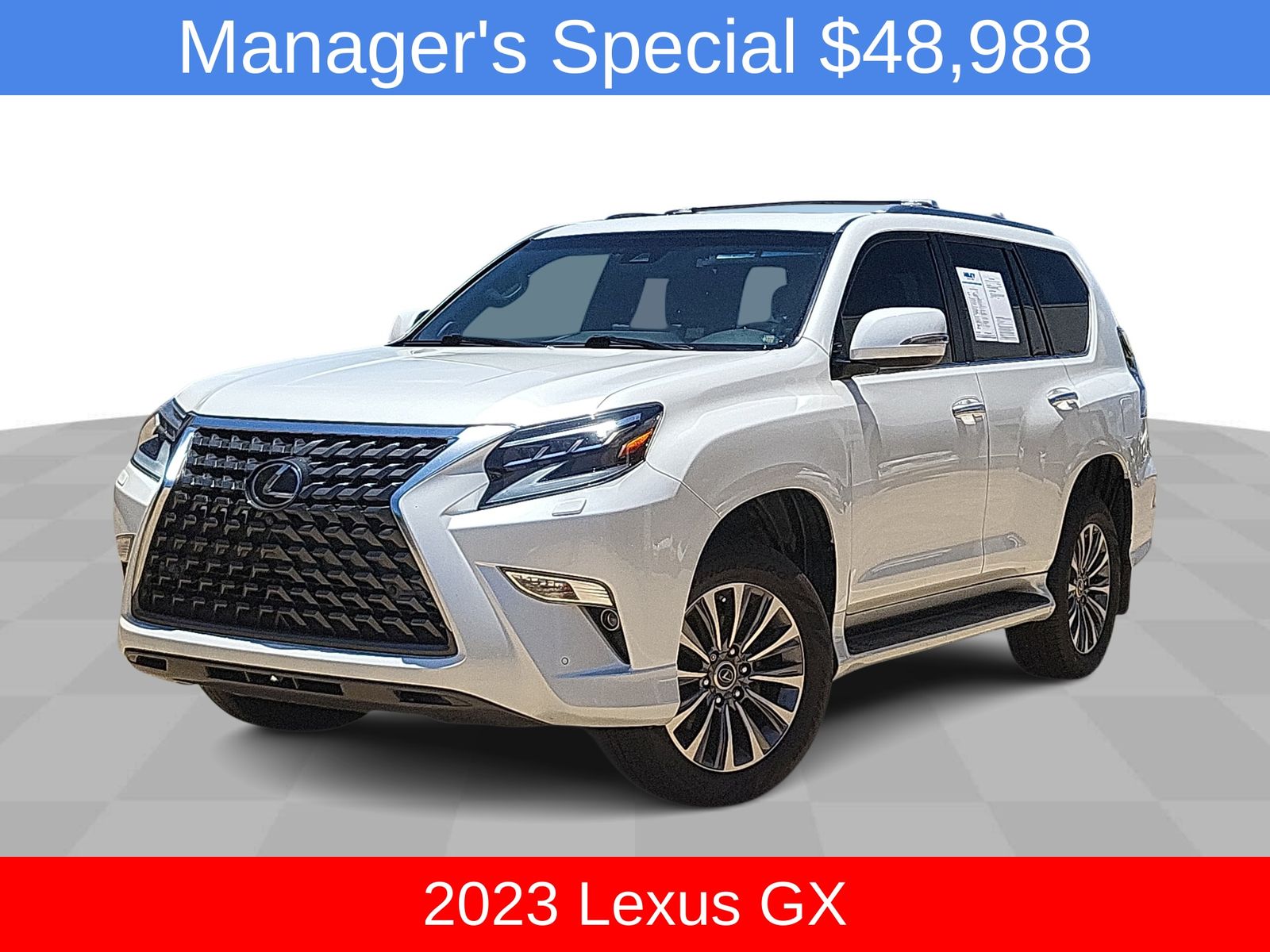 White Pearl 2023 Lexus GX SUV / Crossover All-Wheel Drive 6-Speed Automatic