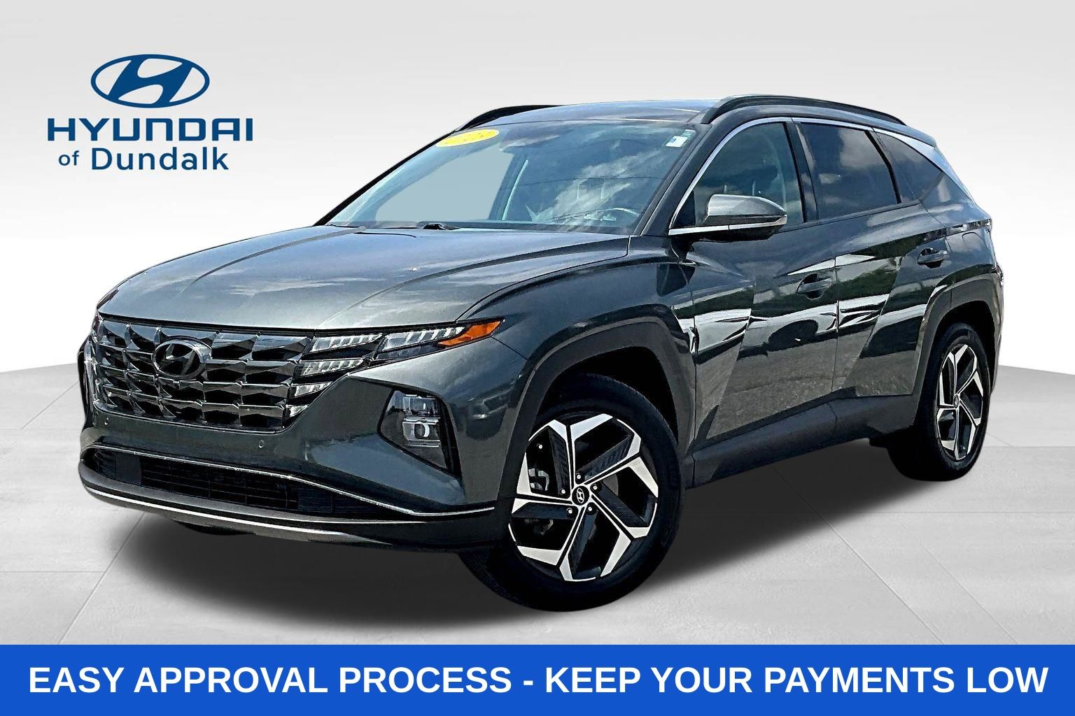 Amazon Gray 2023 Hyundai Tucson Hybrid Limited AWD SUV / Crossover All-Wheel Drive 6-Speed Automatic