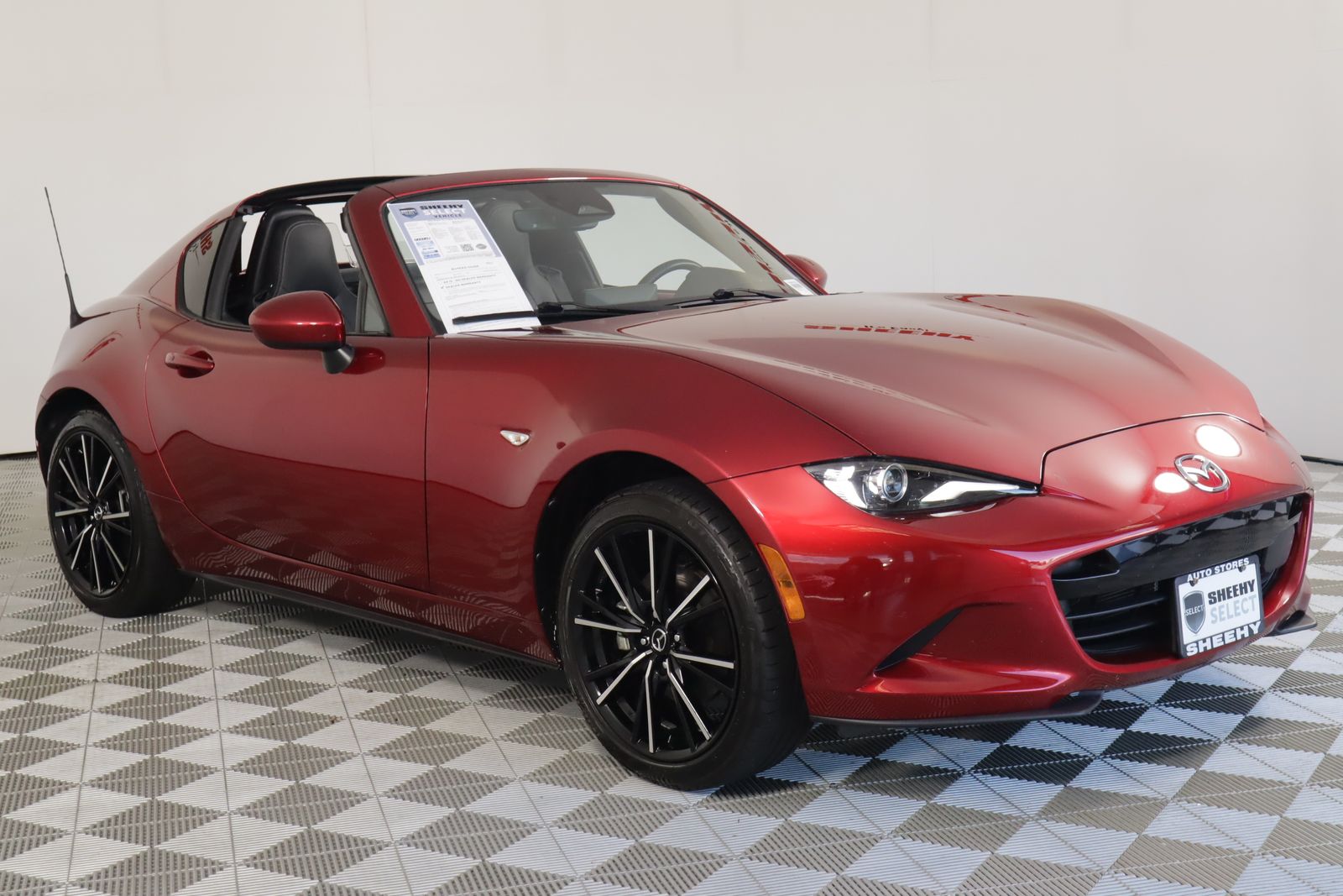 Soul Red Crystal Metallic 2024 Mazda MX-5 Miata Convertible Rear-Wheel Drive 6-Speed Automatic