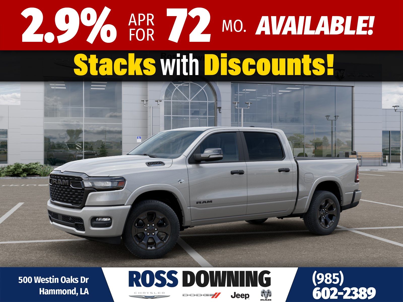 2026 RAM 1500 Big Horn Crew Cab 4WD