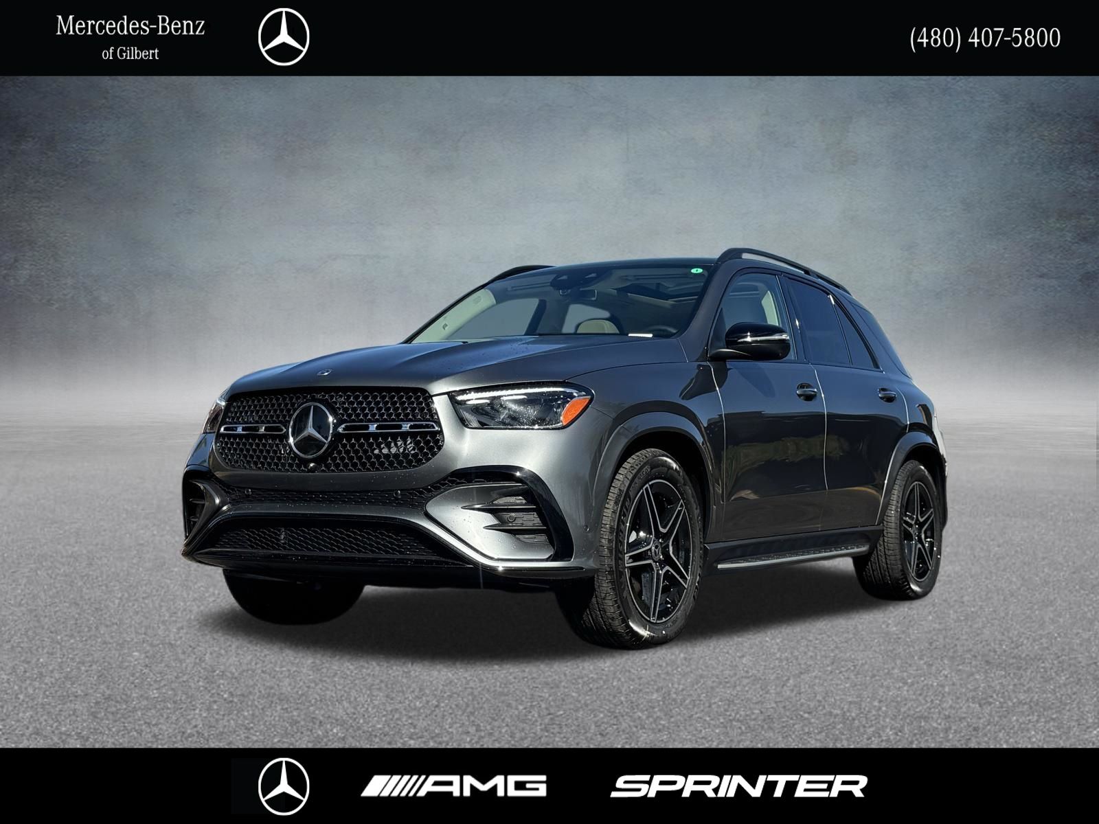 Gray (Selenite Grey Metallic) 2026 Mercedes-Benz GLE SUV / Crossover All-Wheel Drive 9-Speed Automatic