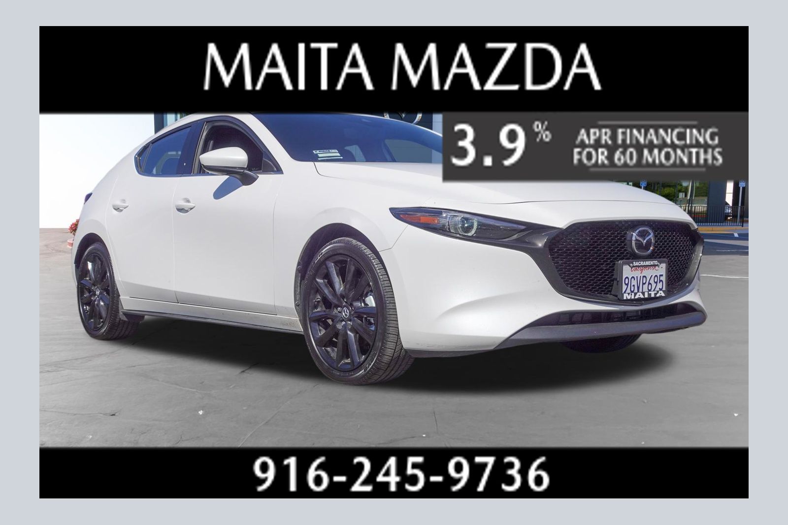 Snowflake White Pearl Mica 2023 Mazda MAZDA3 Hatchback All-Wheel Drive 6-Speed Automatic