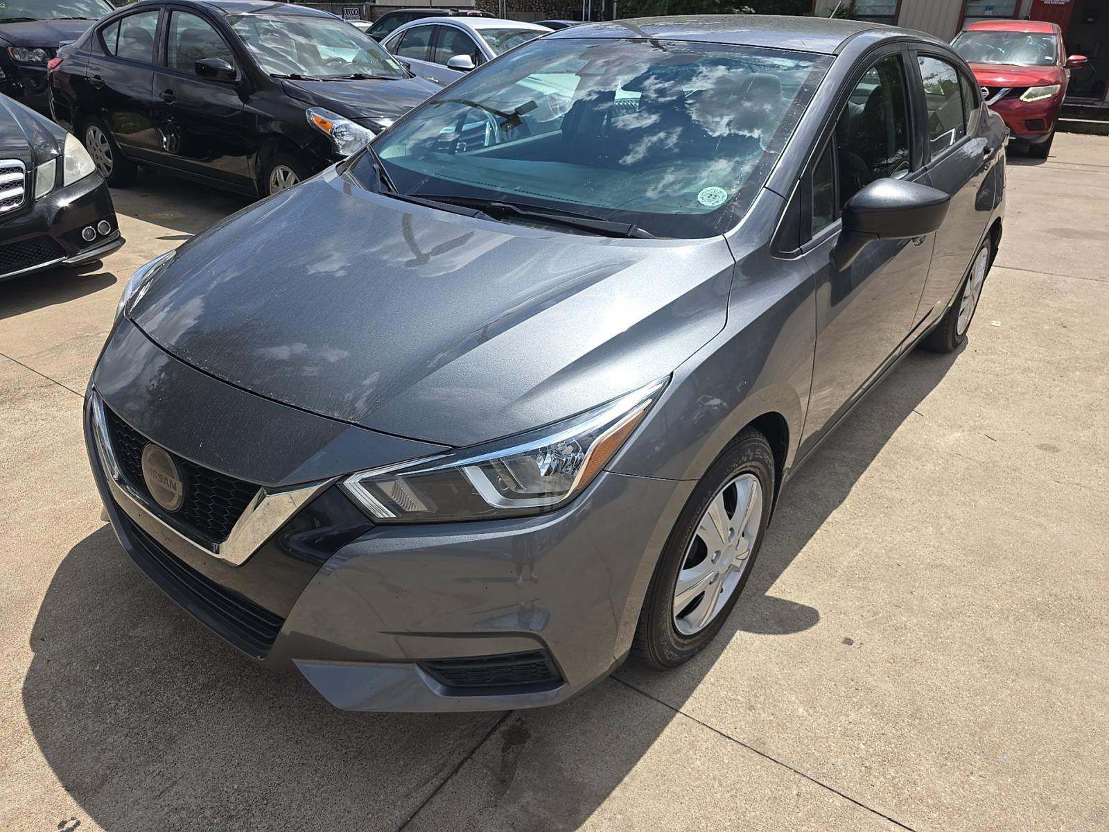 Electric Blue Metallic 2021 Nissan Versa S FWD Sedan Front-Wheel Drive Continuously Variable Transmission