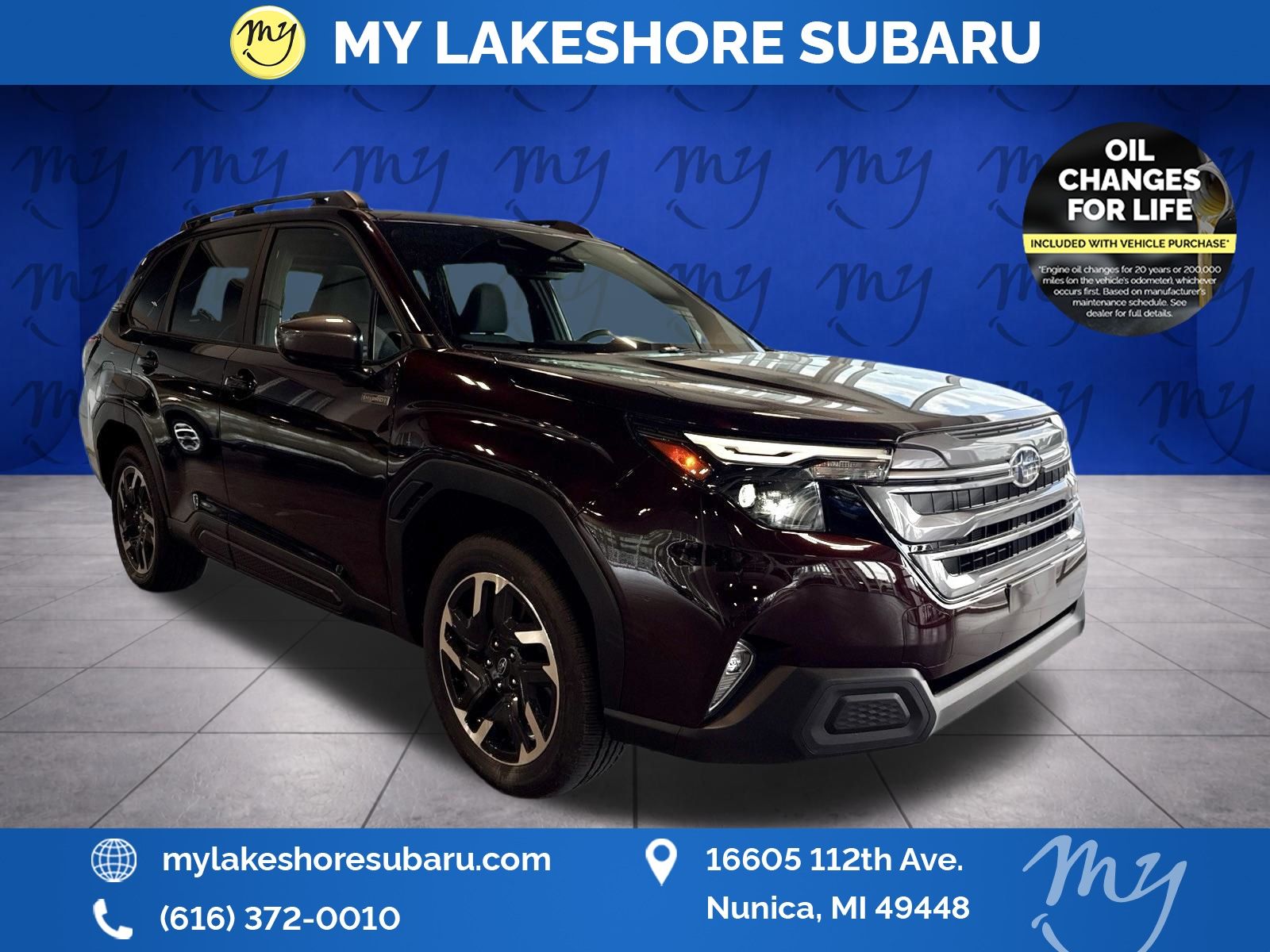 Dark Mahogany Pearl 2026 Subaru Forester Hybrid SUV / Crossover All-Wheel Drive Continuously Variable Transmission