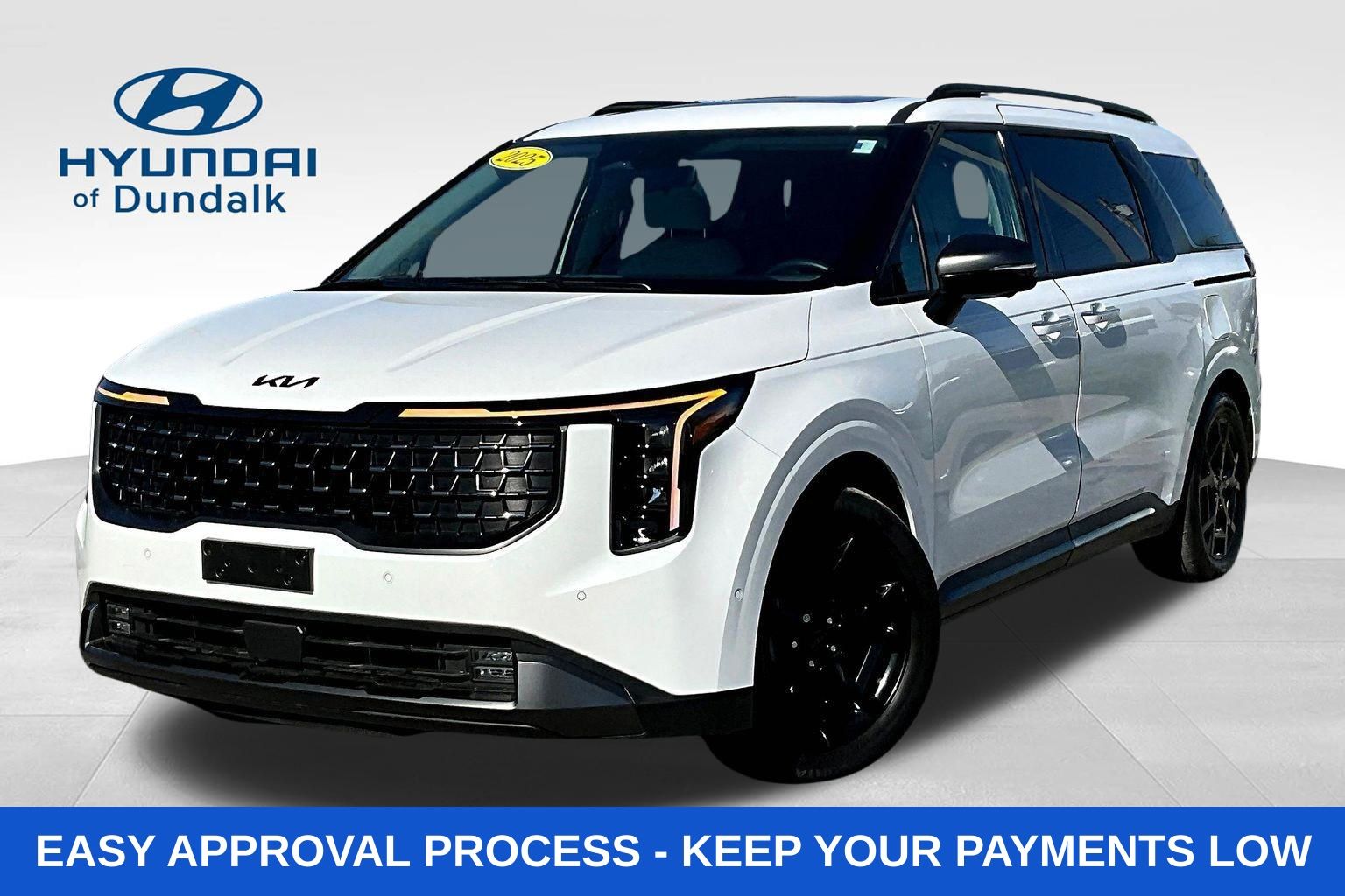 Snow White Pearl 2025 Kia Carnival SX FWD Minivan Front-Wheel Drive 8-Speed Automatic