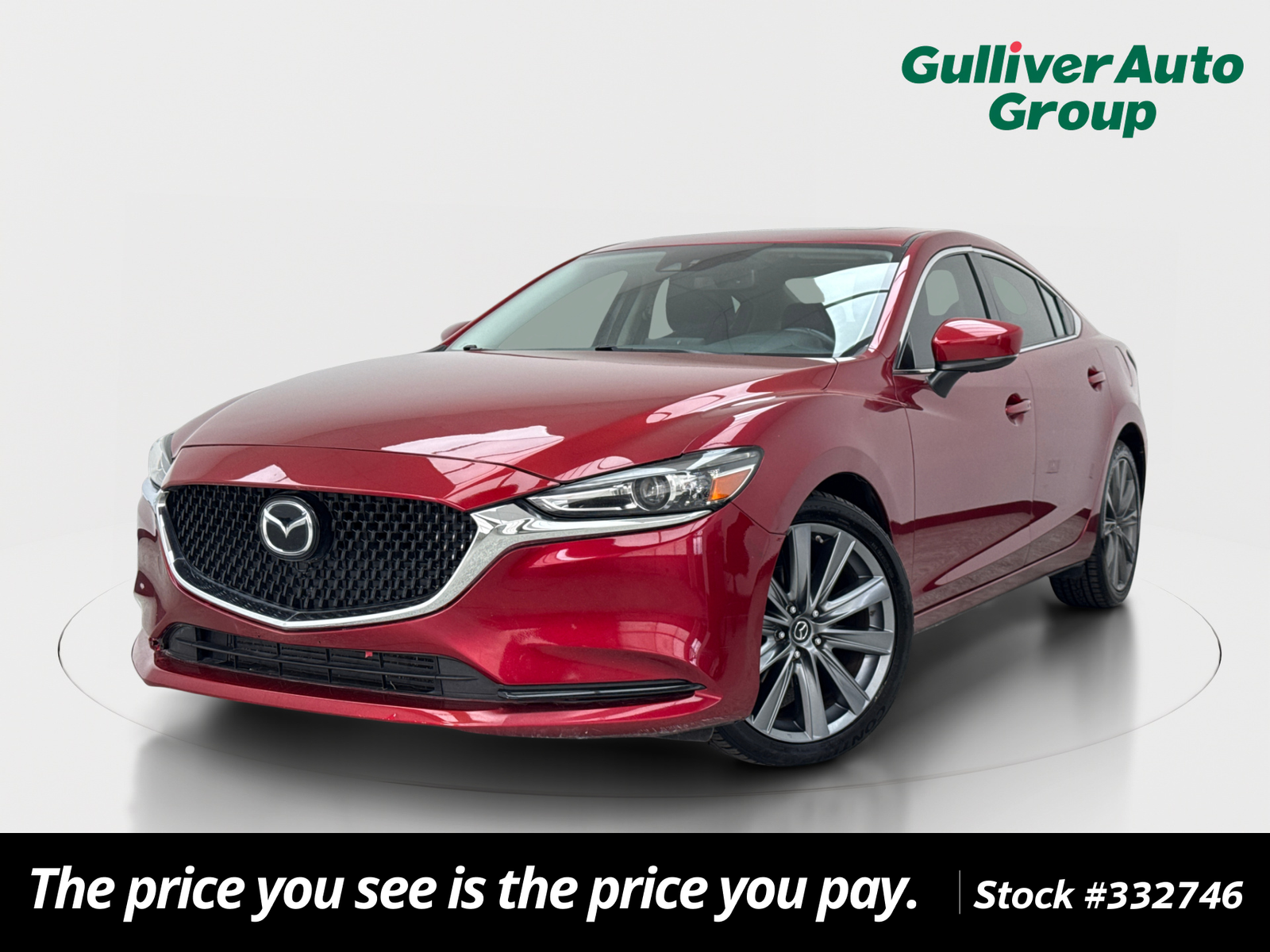 Soul Red Crystal Metallic 2018 Mazda MAZDA6 Sedan Front-Wheel Drive 6-Speed Automatic