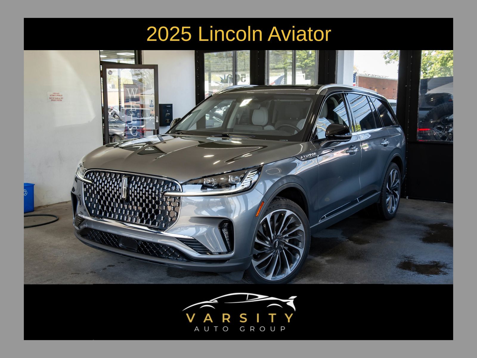 Asher Gray Metallic Clearcoat 2025 Lincoln Aviator Reserve AWD SUV / Crossover All-Wheel Drive Automatic