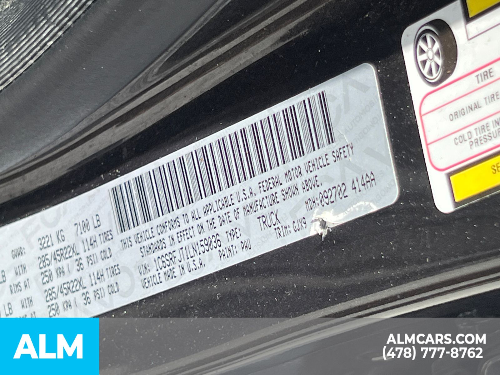 Used 2020 Gray Ram Laramie image 40