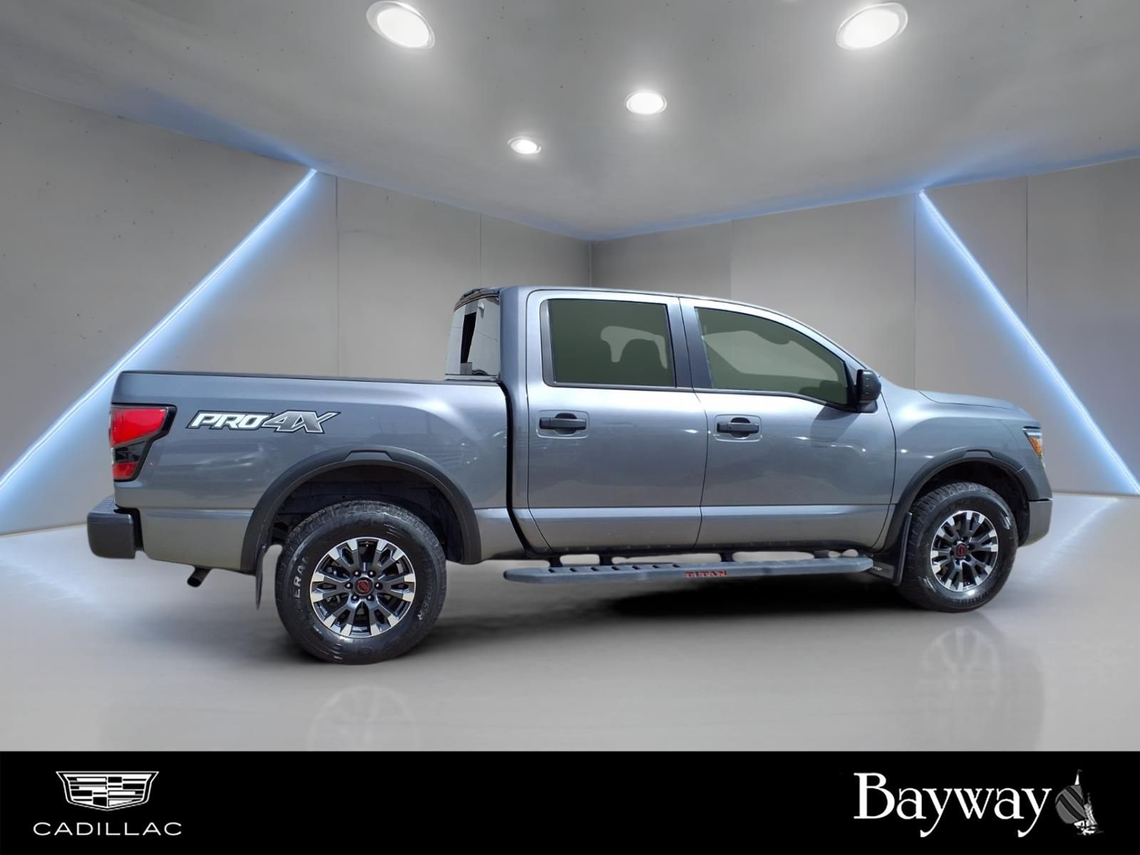 2023 Nissan Titan PRO-4X Gray at Bayshore Chrysler Jeep Dodge Ram