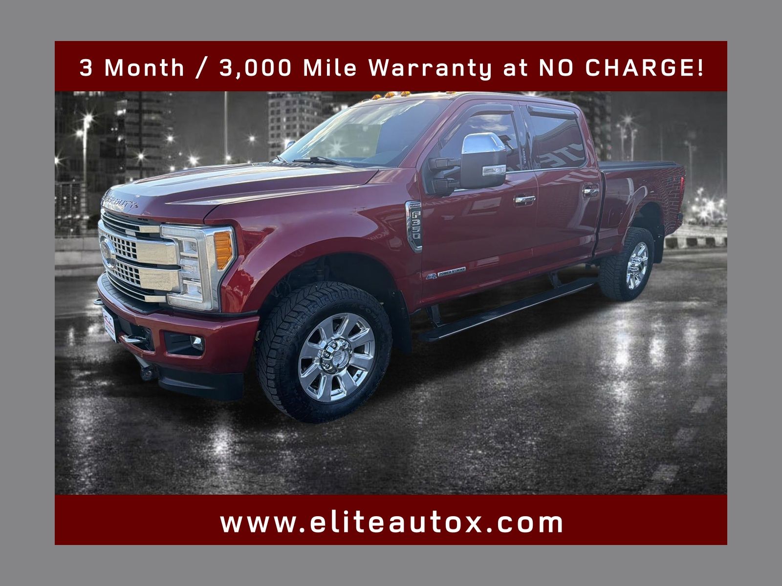 2018 Ford F-350 Super Duty Platinum Crew Cab 4WD