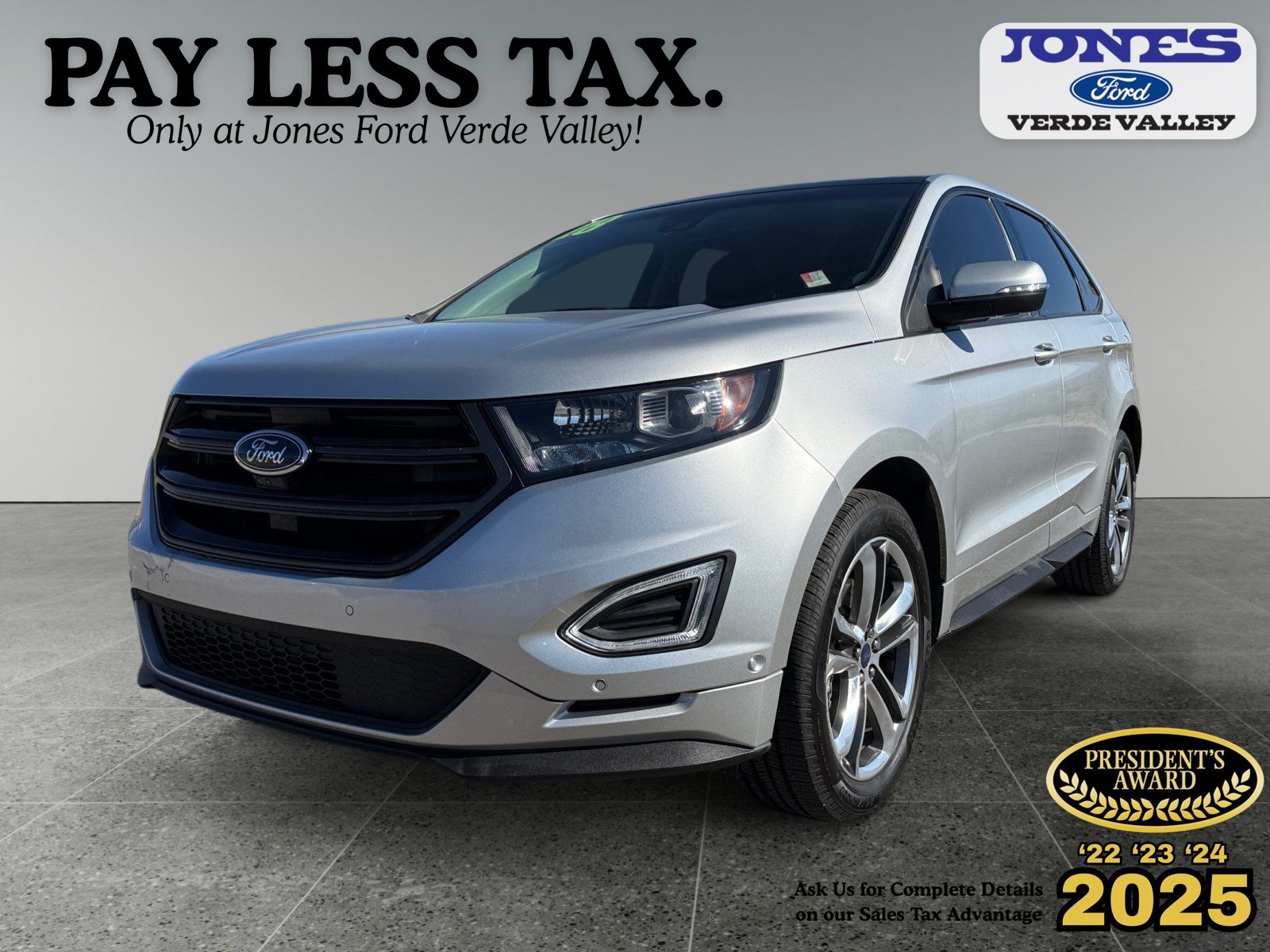Ingot Silver 2018 Ford Edge SUV / Crossover All-Wheel Drive 6-Speed Automatic