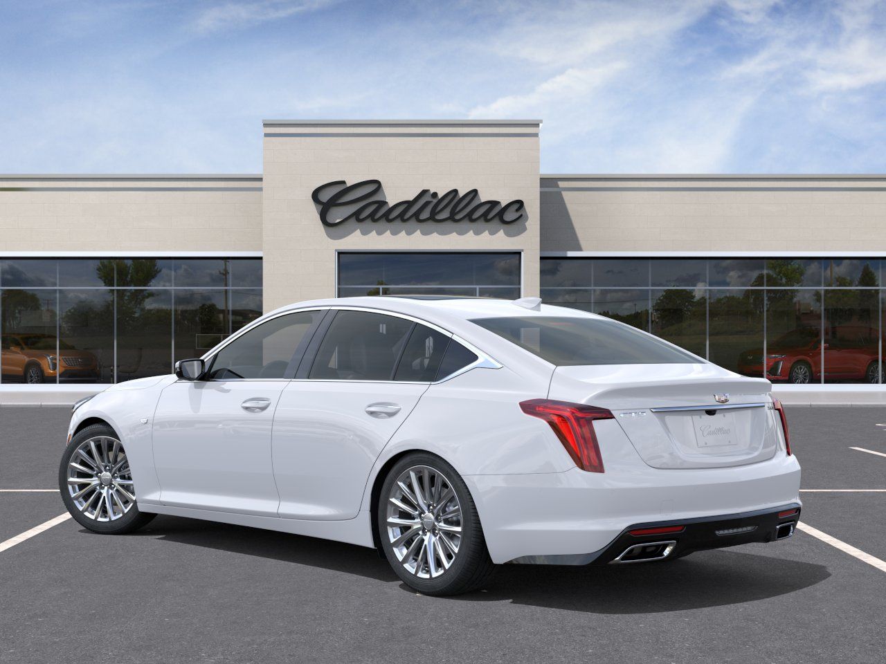2026 Cadillac CT5 Premium Luxury White at Ross Downing Buick GMC