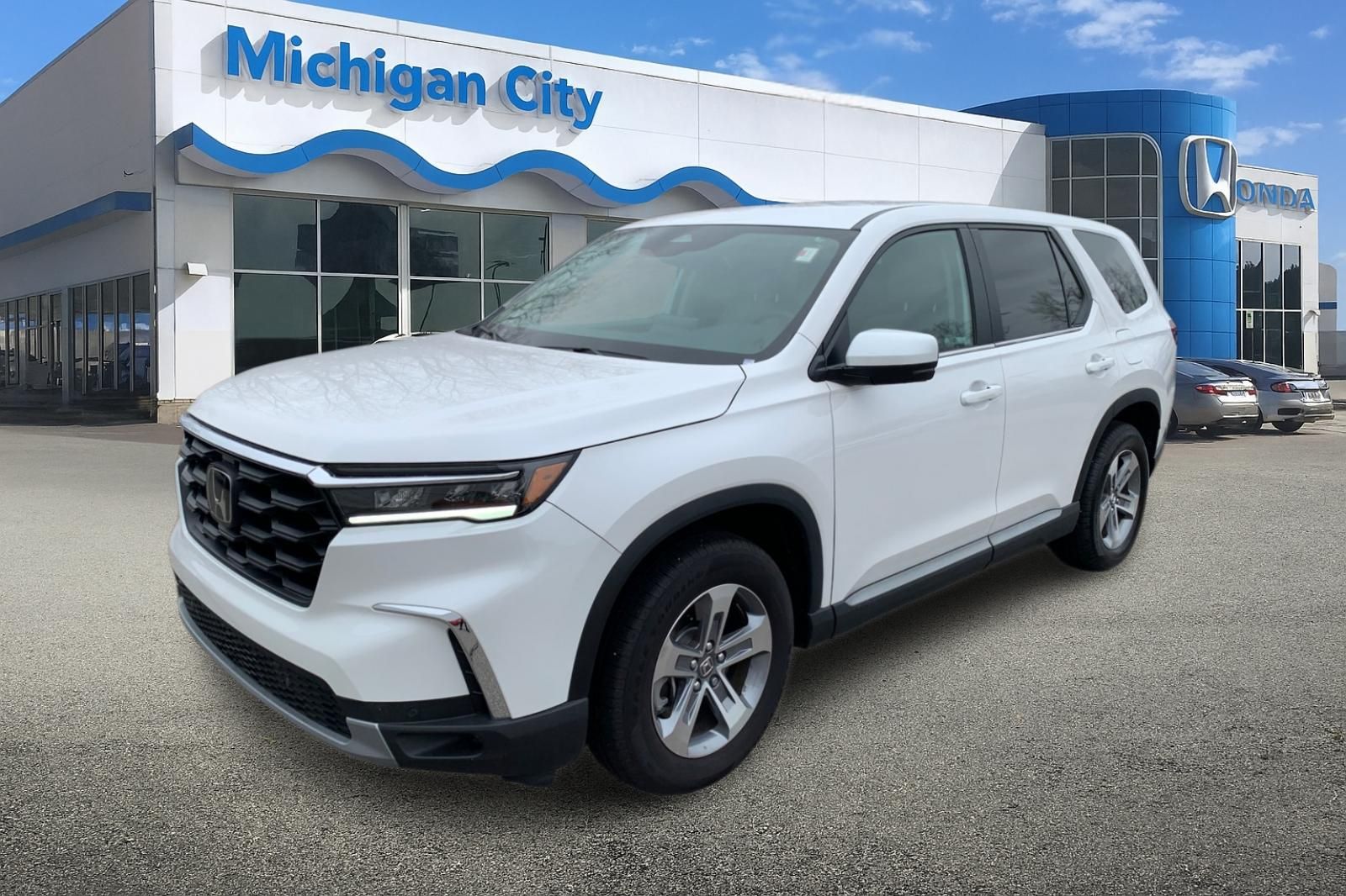 Platinum White Pearl 2025 Honda Pilot EX-L AWD SUV / Crossover All-Wheel Drive Automatic