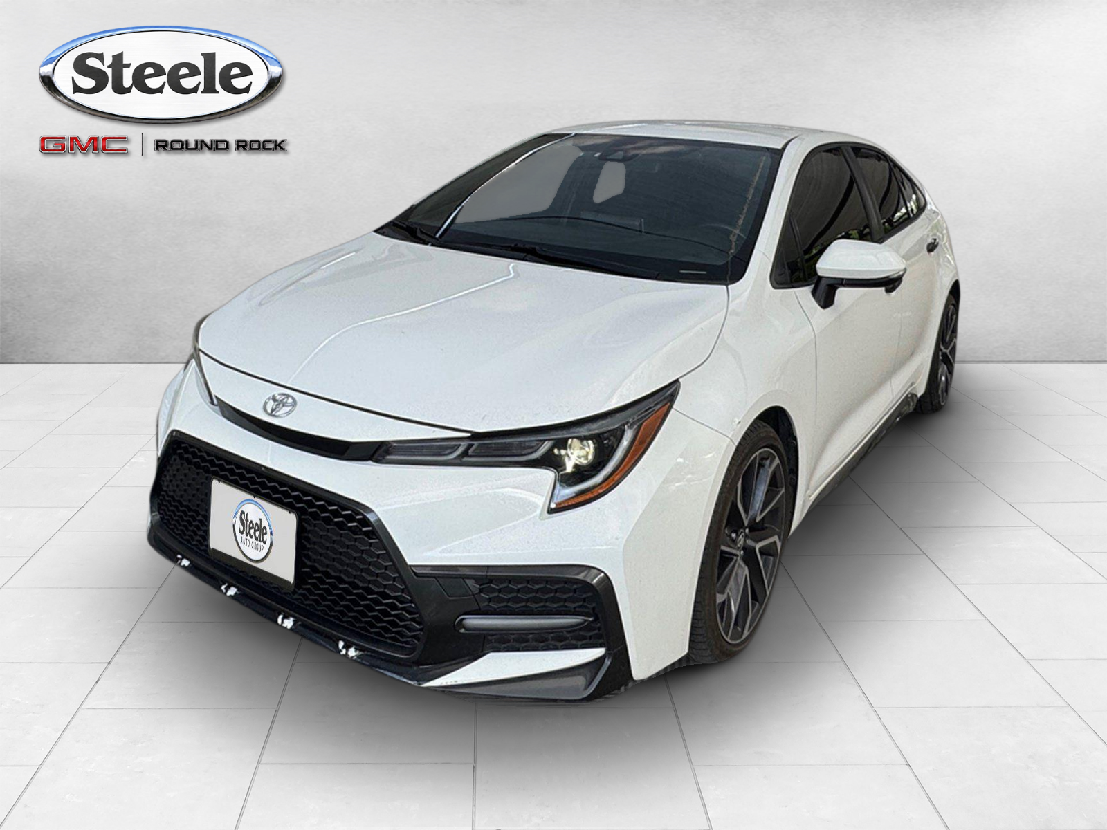 Super White 2020 Toyota Corolla Sedan Front-Wheel Drive Continuously Variable Transmission