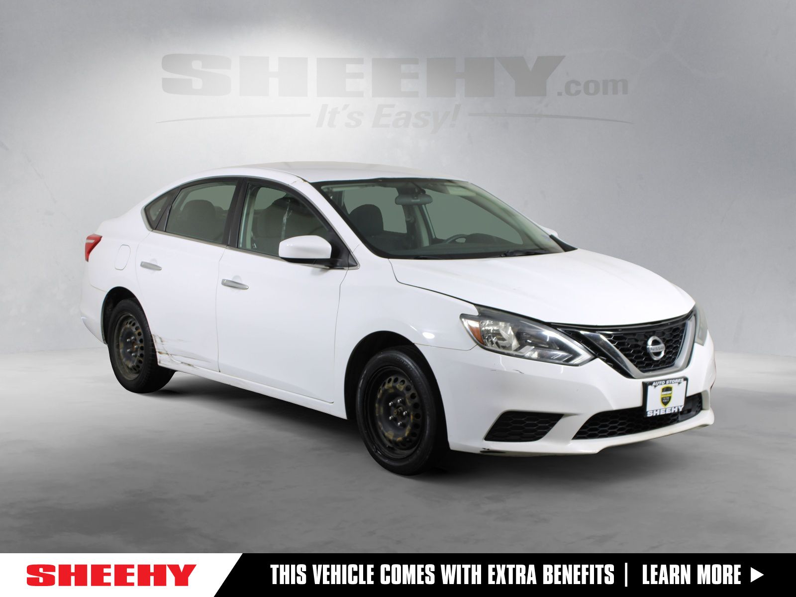 White (Fresh Powder) 2019 Nissan Sentra S FWD Sedan Front-Wheel Drive Continuously Variable Transmission