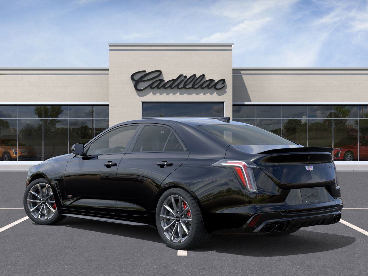 2026 Cadillac CT4 V-Series Black at Ross Downing Buick GMC