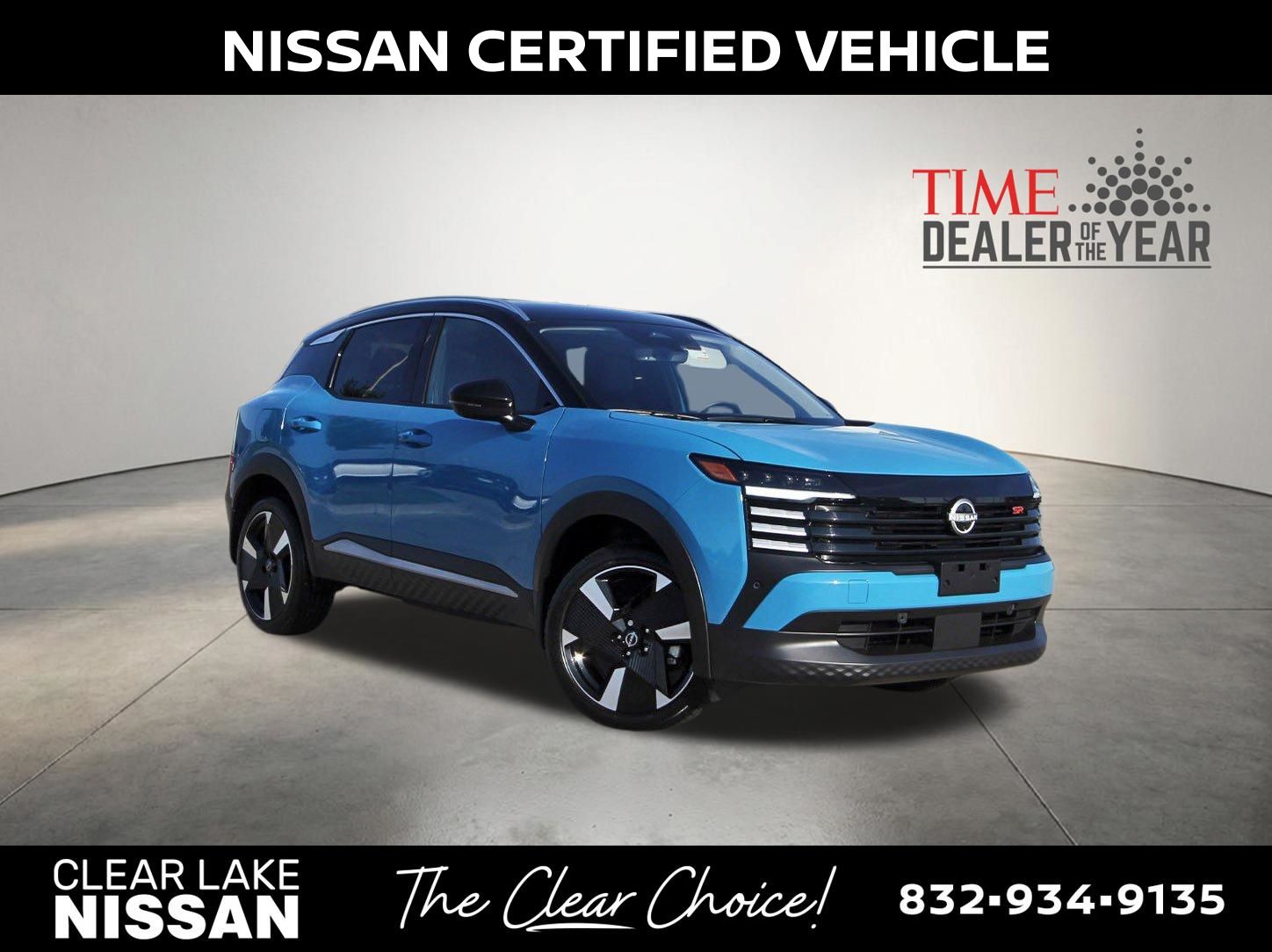 Arctic Ice Blue/Black 2025 Nissan Kicks SUV / Crossover Front-Wheel Drive Continuously Variable Transmission