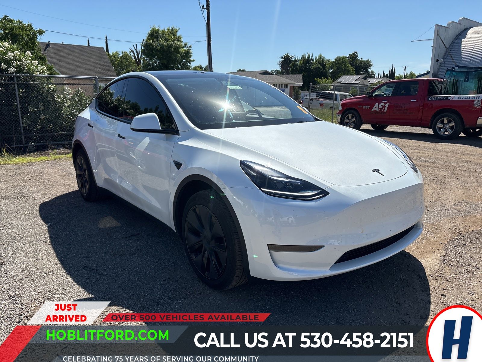 White 2025 Tesla Model Y Long Range RWD SUV / Crossover Rear-Wheel Drive 1-Speed Automatic