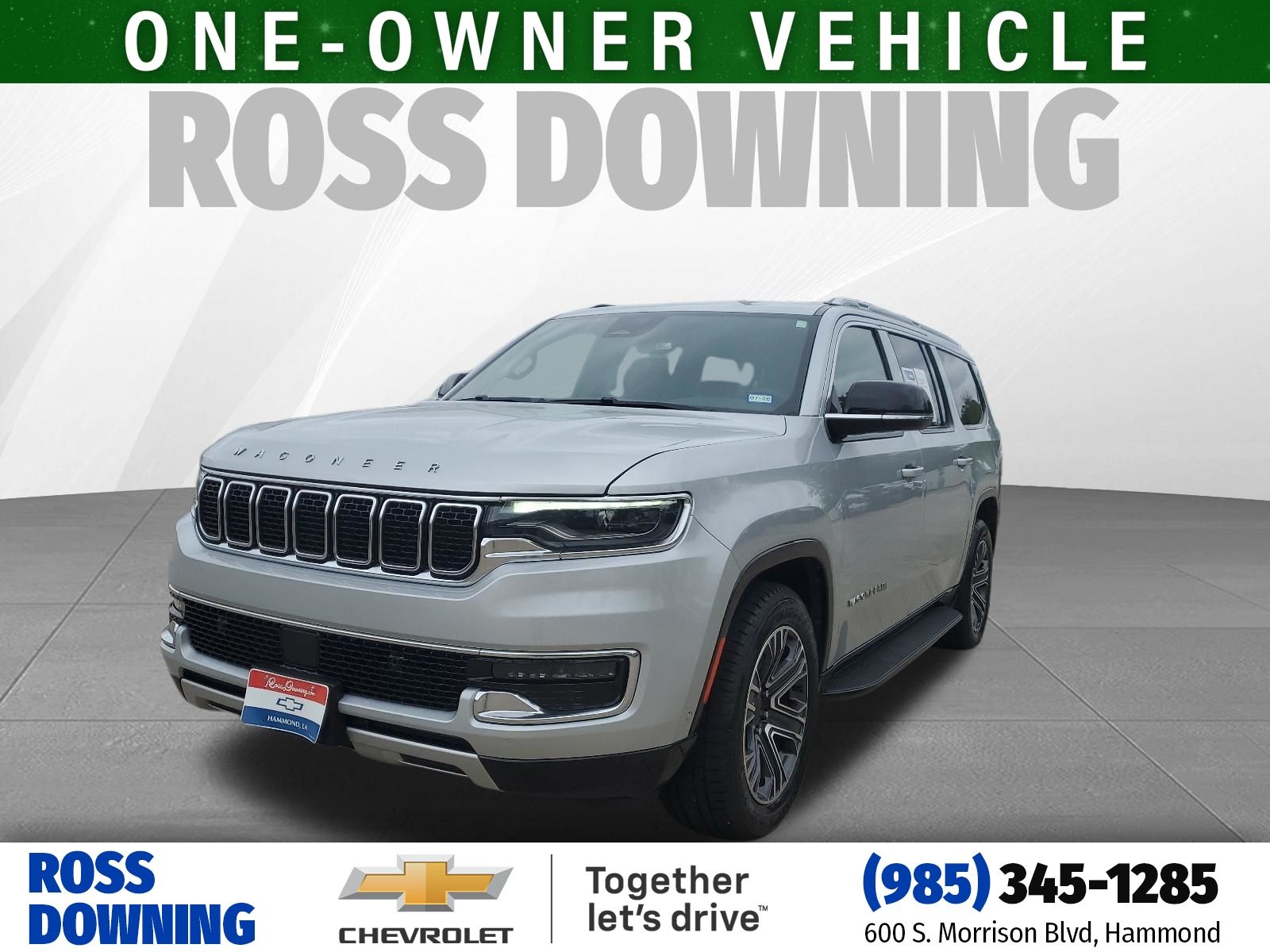 Silver Zynith 2024 Jeep Wagoneer L Series II RWD SUV / Crossover 4X2 8-Speed Automatic