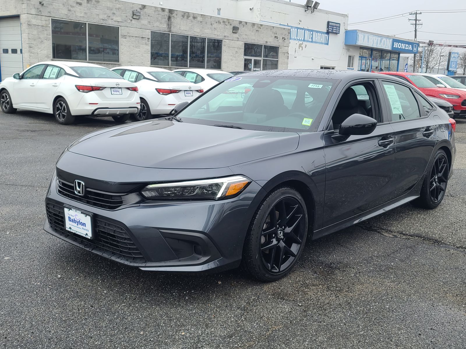 Meteorite 2024 Honda Civic Sport FWD Sedan Front-Wheel Drive Continuously Variable Transmission