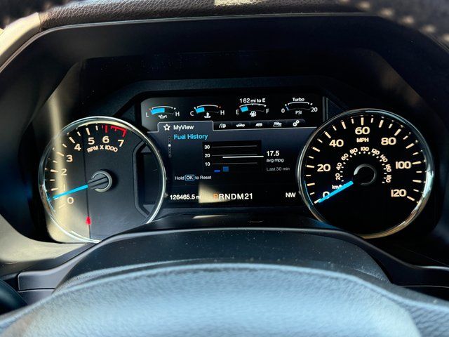 Used 2015 White Platinum Clearcoat Metallic Ford Lariat image 6