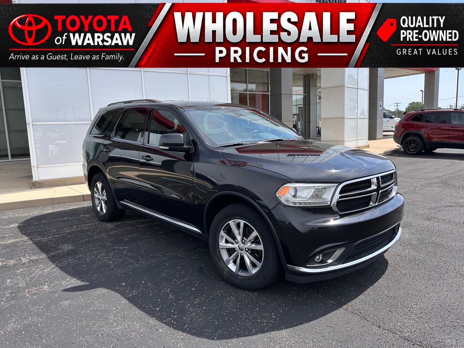 Brilliant Black Crystal Pearlcoat 2015 Dodge Durango SUV / Crossover All-Wheel Drive 8-Speed Automatic