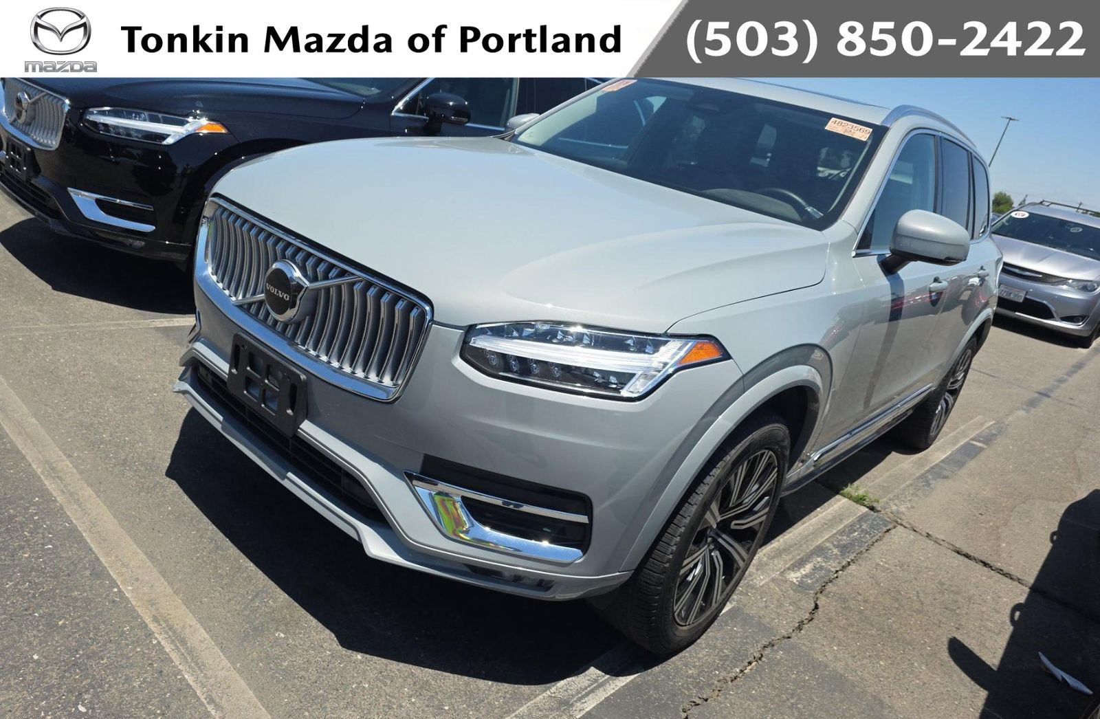 Gray (Vapour Grey Metallic) 2025 Volvo XC90 SUV / Crossover All-Wheel Drive Automatic