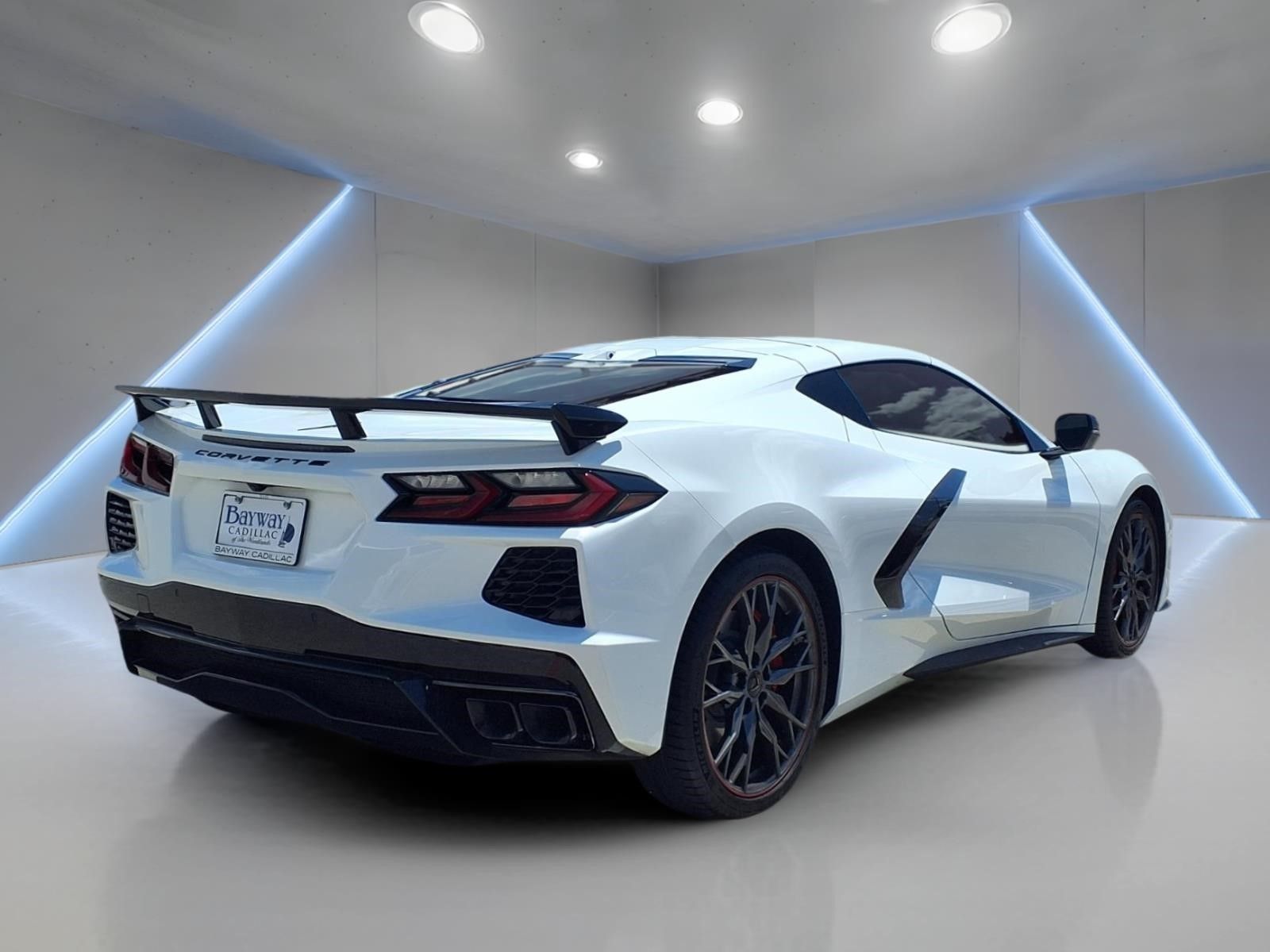 2025 Chevrolet Corvette Stingray White at DeMontrond Gulf Freeway