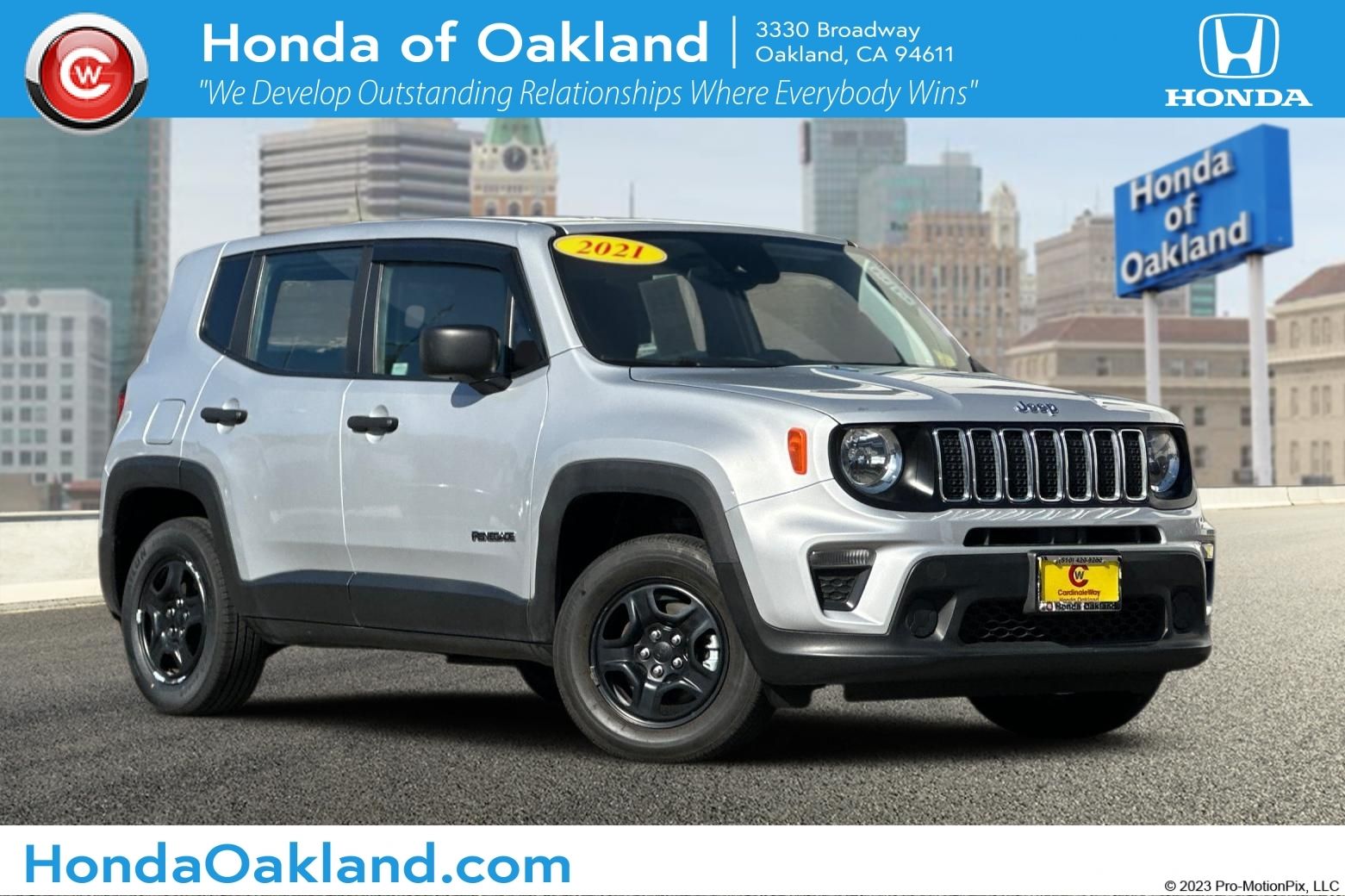 Glacier Metallic Clearcoat 2021 Jeep Renegade Sport 4WD SUV / Crossover Four-Wheel Drive 9-Speed Automatic