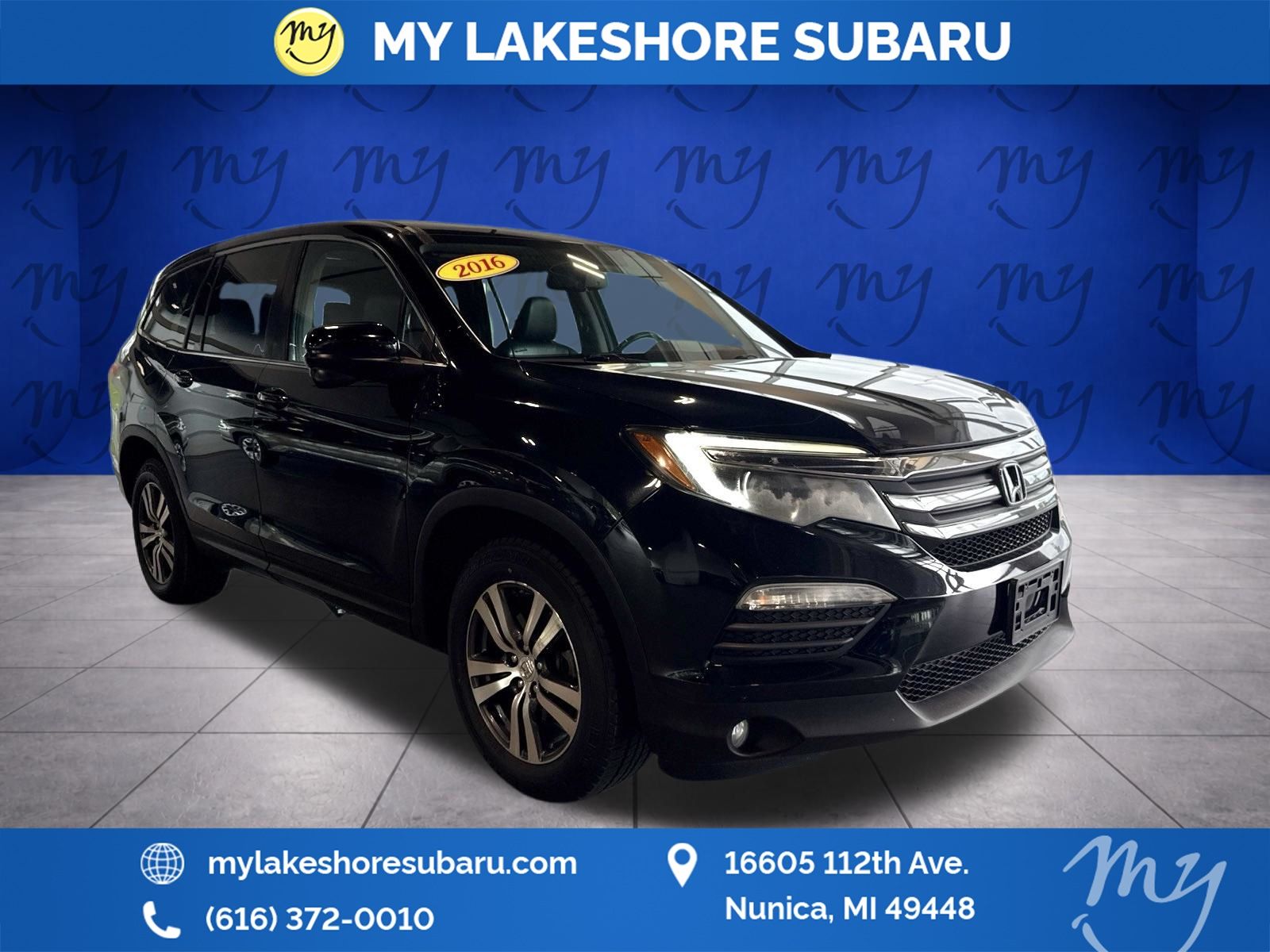 Crystal Black Pearl 2016 Honda Pilot SUV / Crossover All-Wheel Drive 6-Speed Automatic