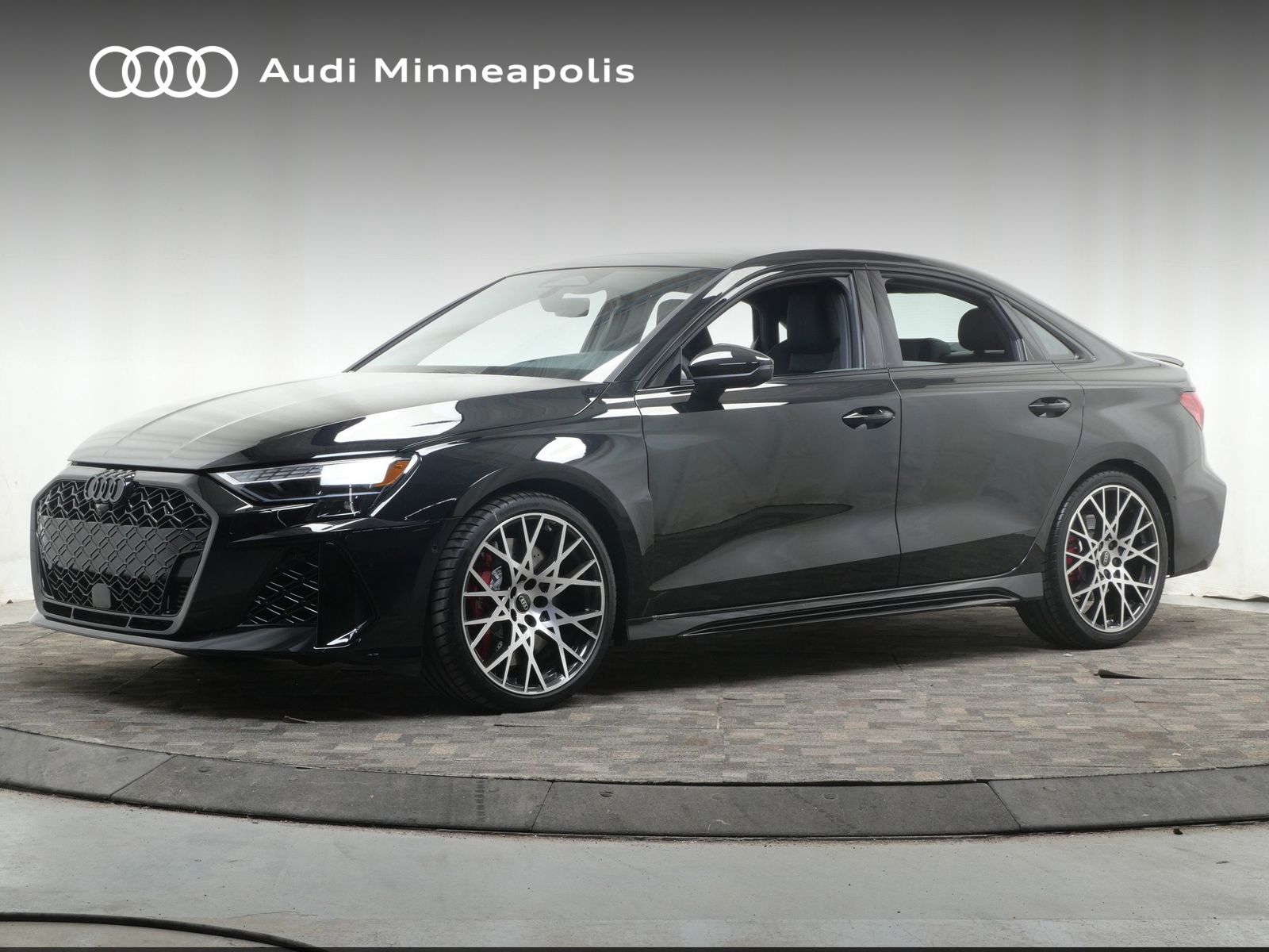 Mythos Black Metallic 2026 Audi RS 3 2.5T quattro Sedan All-Wheel Drive 7-Speed Automatic