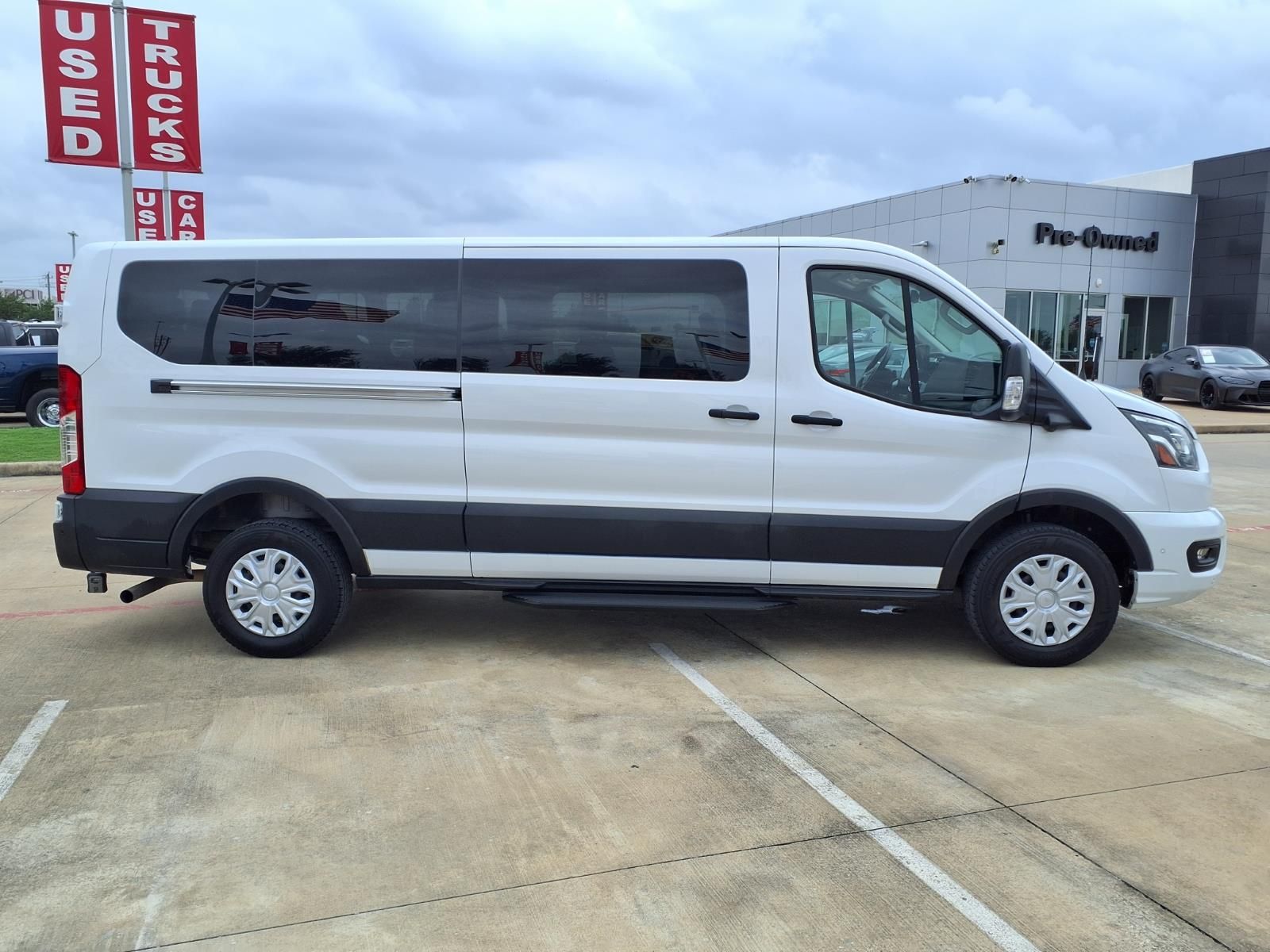 2023 Ford Transit-350 XLT White at North Houston Mitsubishi