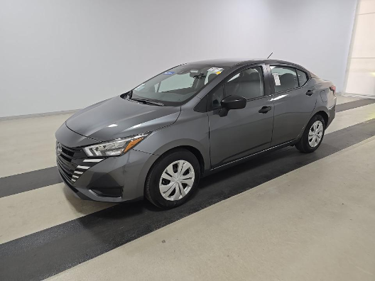 Gray (Gun Metallic) 2025 Nissan Versa Sedan Front-Wheel Drive Continuously Variable Transmission