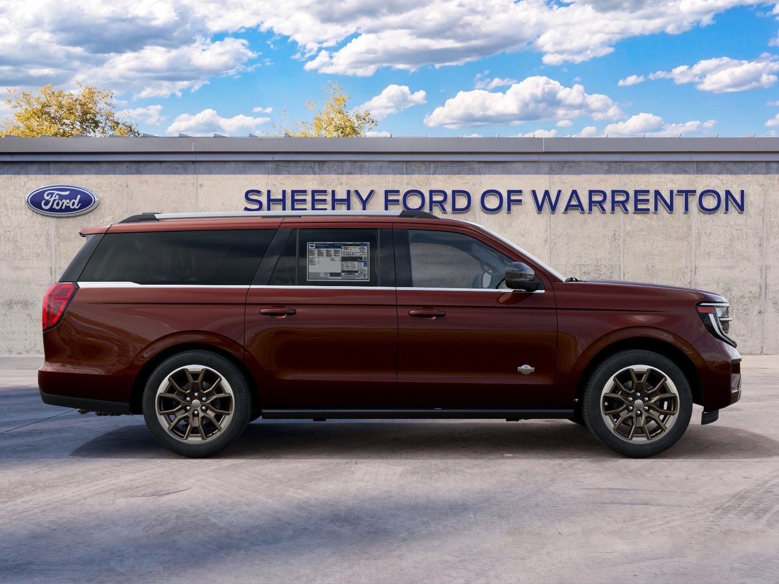 New 2027 Bronze Fire Metallic Tinted Clearcoat Ford King Ranch image 8