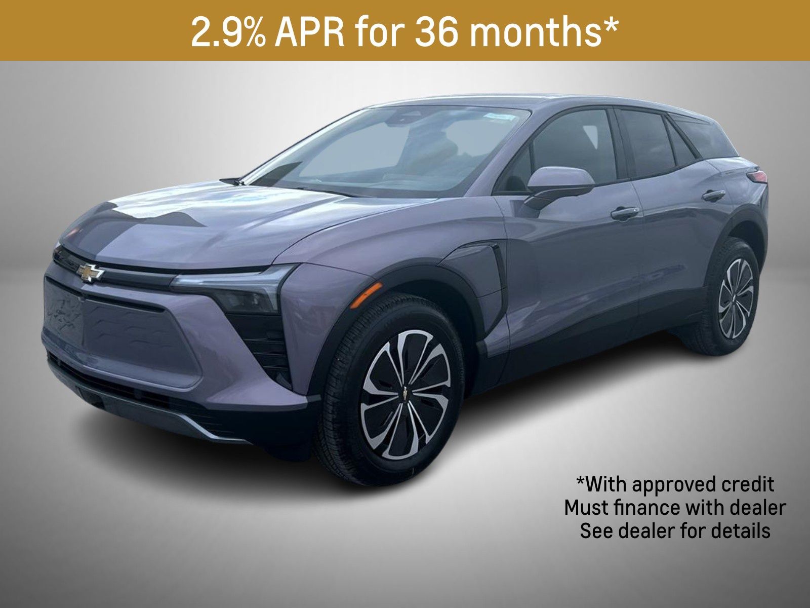 Galaxy Gray Metallic 2026 Chevrolet Blazer EV SUV / Crossover All-Wheel Drive 1-Speed Automatic