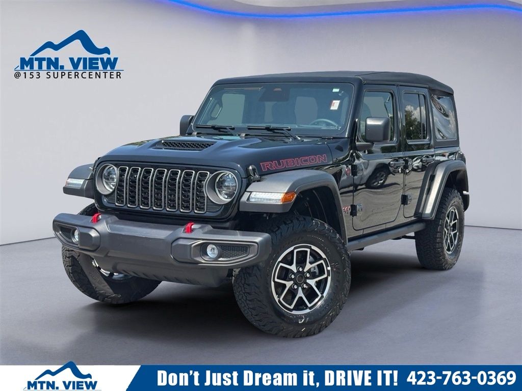Black Clearcoat 2026 Jeep Wrangler SUV / Crossover Four-Wheel Drive 8-Speed Automatic