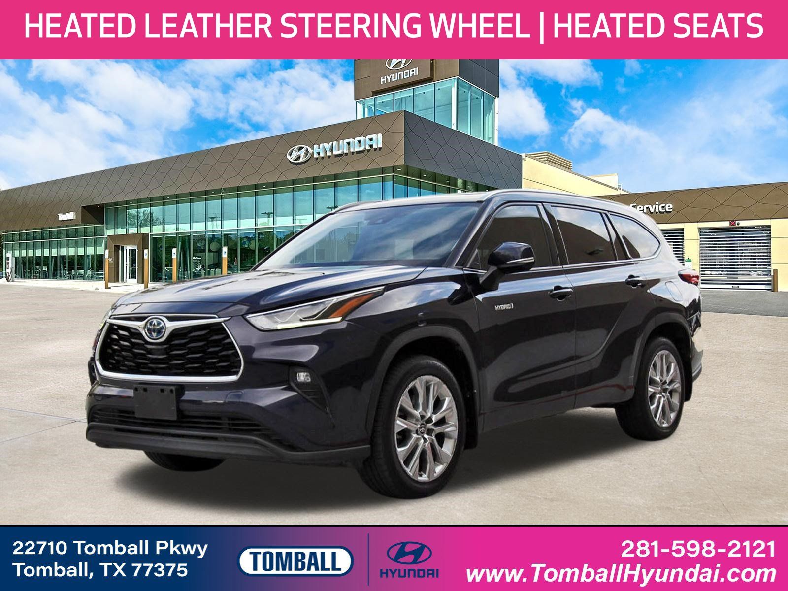 2021 Toyota Highlander Hybrid Azul (Blueprint) SUV/Crossover Tracción delantera Transmisión variable continua