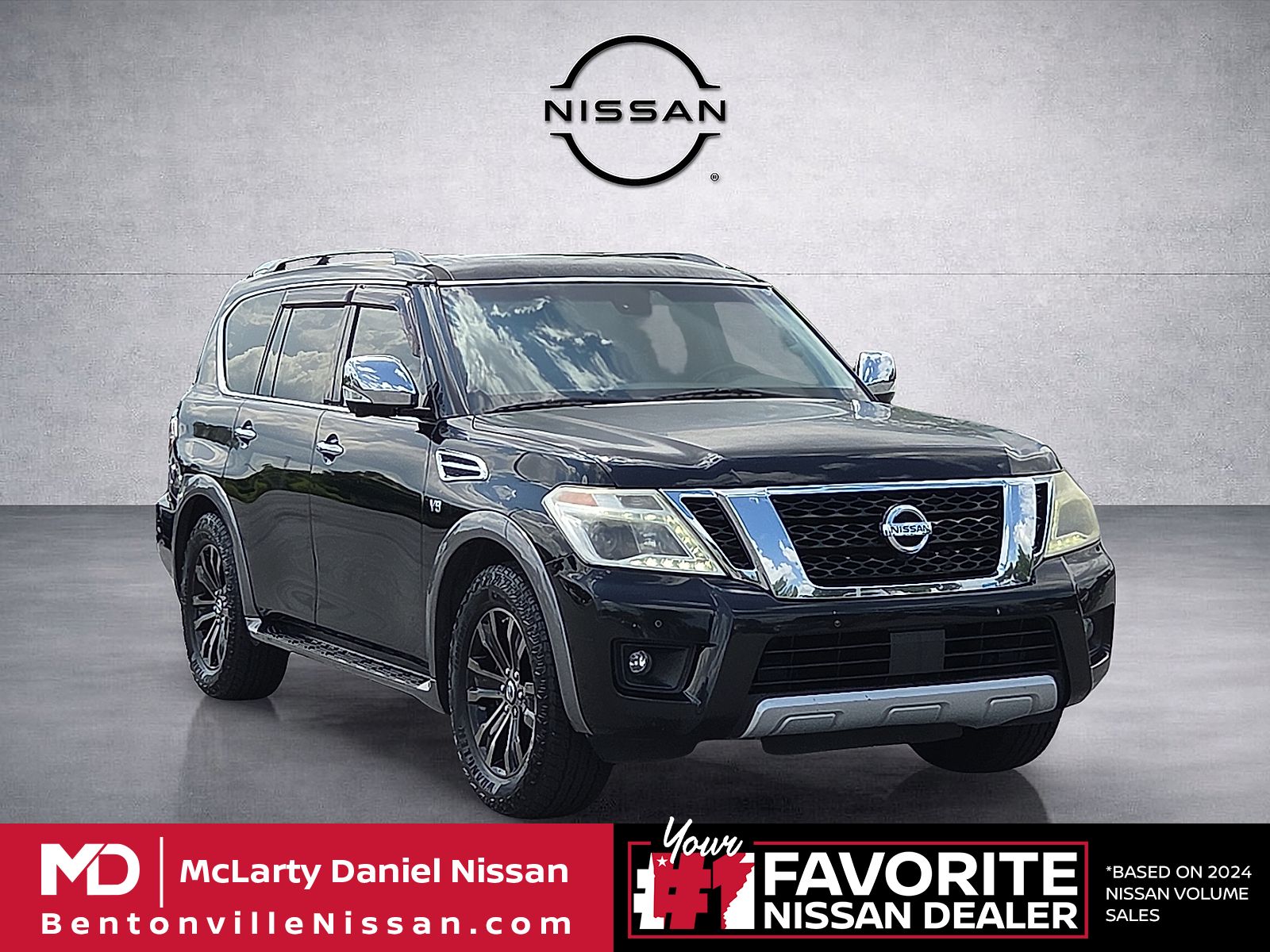 Super Black 2017 Nissan Armada SUV / Crossover Four-Wheel Drive 7-Speed Automatic