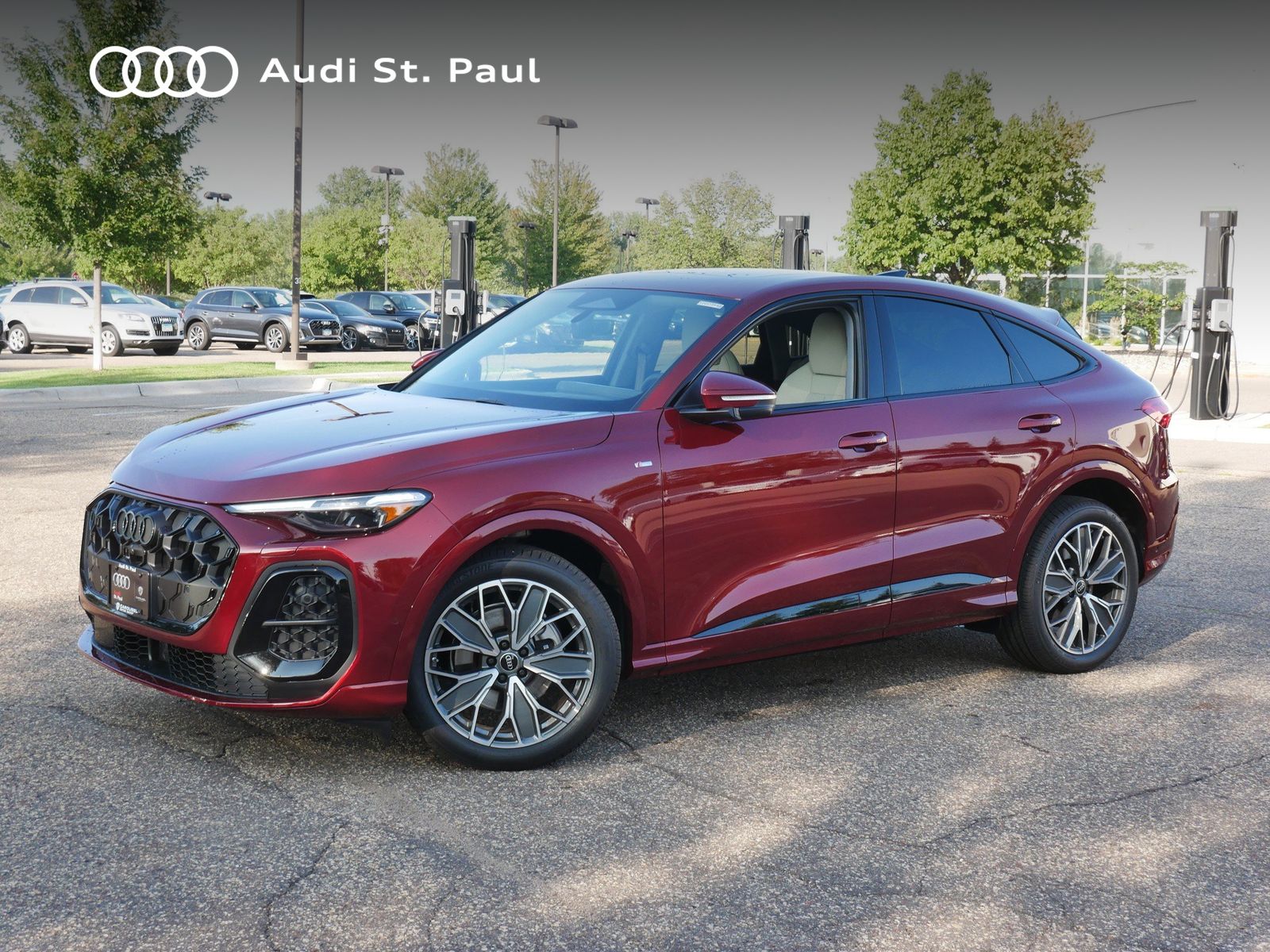 Grenadine Red Metallic 2026 Audi Q5 Sportback Sedan All-Wheel Drive 7-Speed Automatic